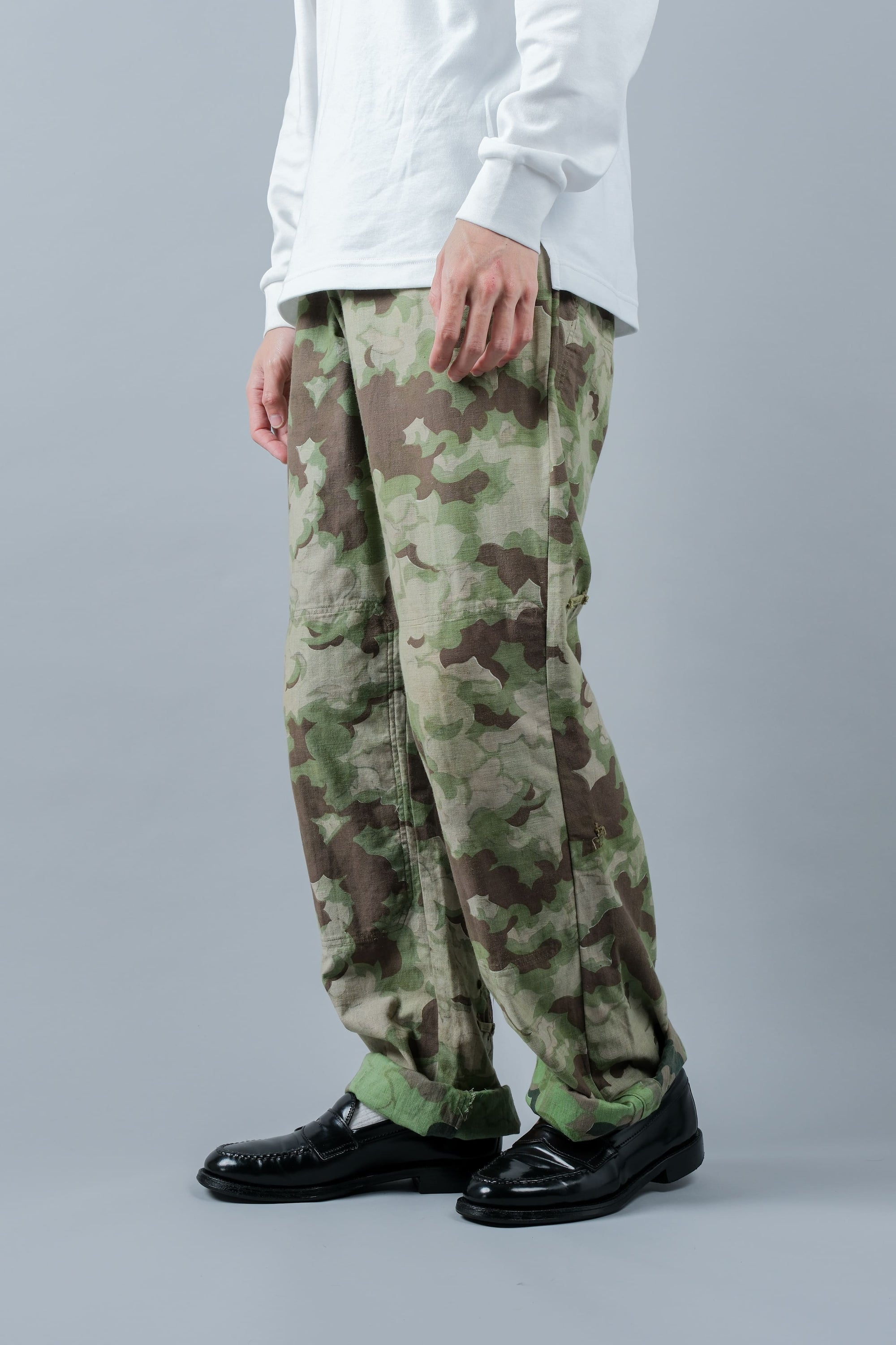 ［~50's］Czechoslovakian Army Clouds Camouflage Reversible Trousers "Modified"