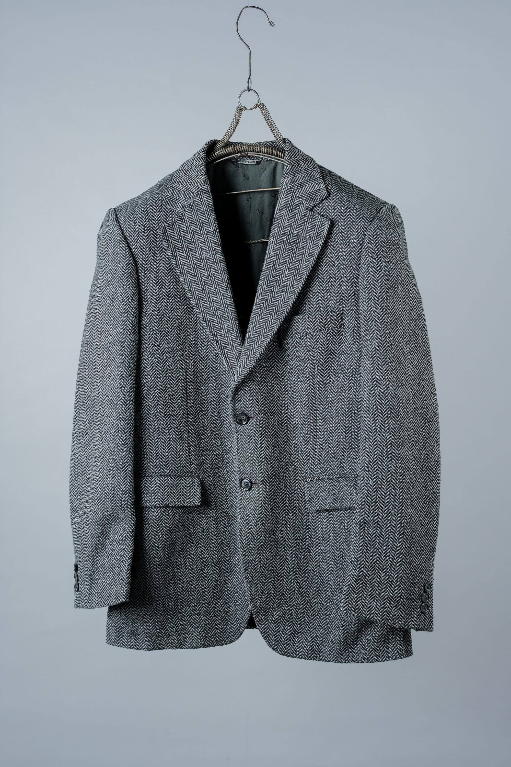 ［~00's］Old ARNYS PARIS HBT Wool 2B Tailored Jacket