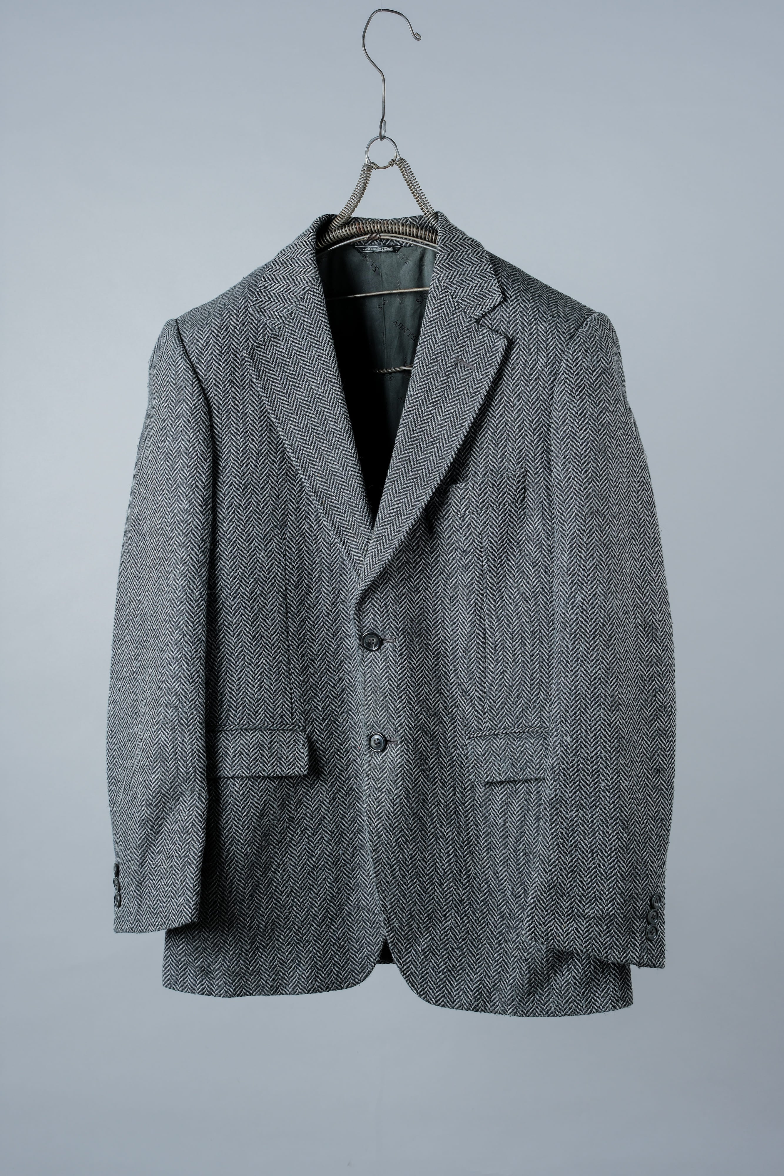 [~ 00's] Old Arnys Paris HBT Wool 2b Tailored Jacket