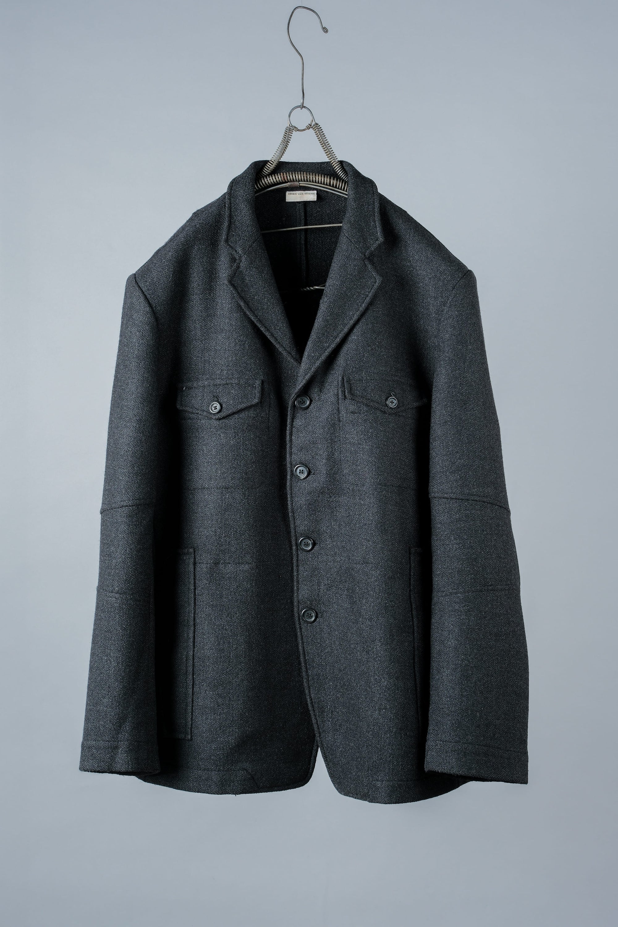 ［~00’s］Old DRIES VAN NOTEN 4 Pockets Wool Lapel Jacket
