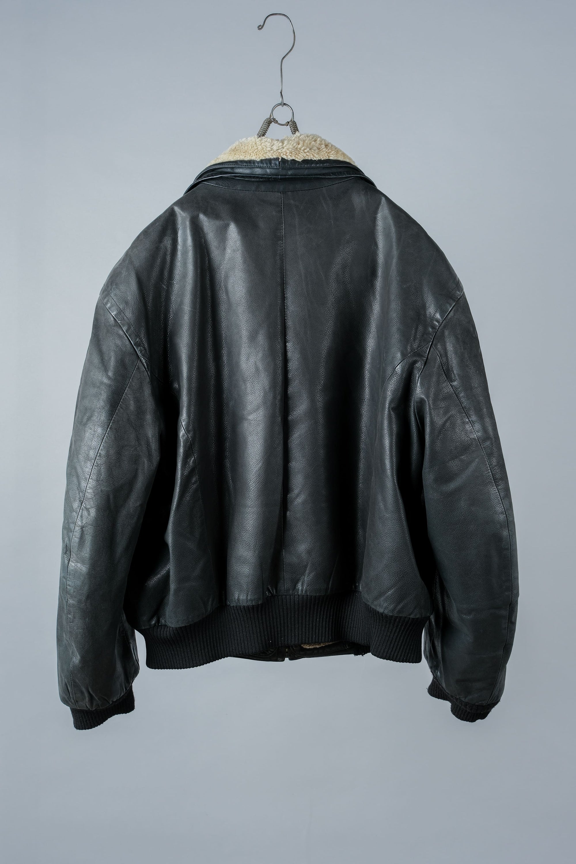 ［~90's］Old SERAPHIN Zip Up Leather Blouson