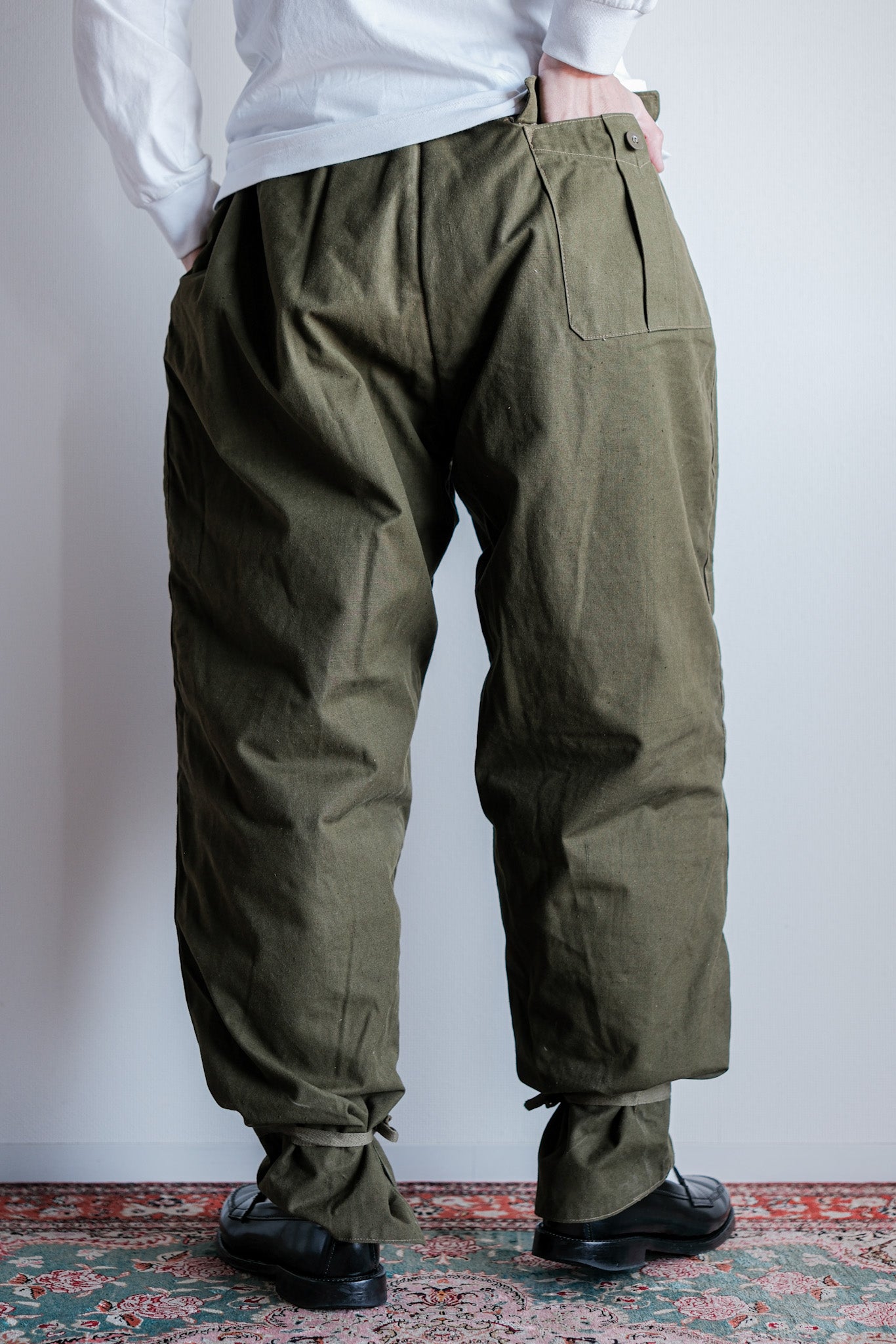 ［~50's］Czechoslovakian Air Force Dubaky Camouflage Reversible Trousers Size.2B "Dead Stock"