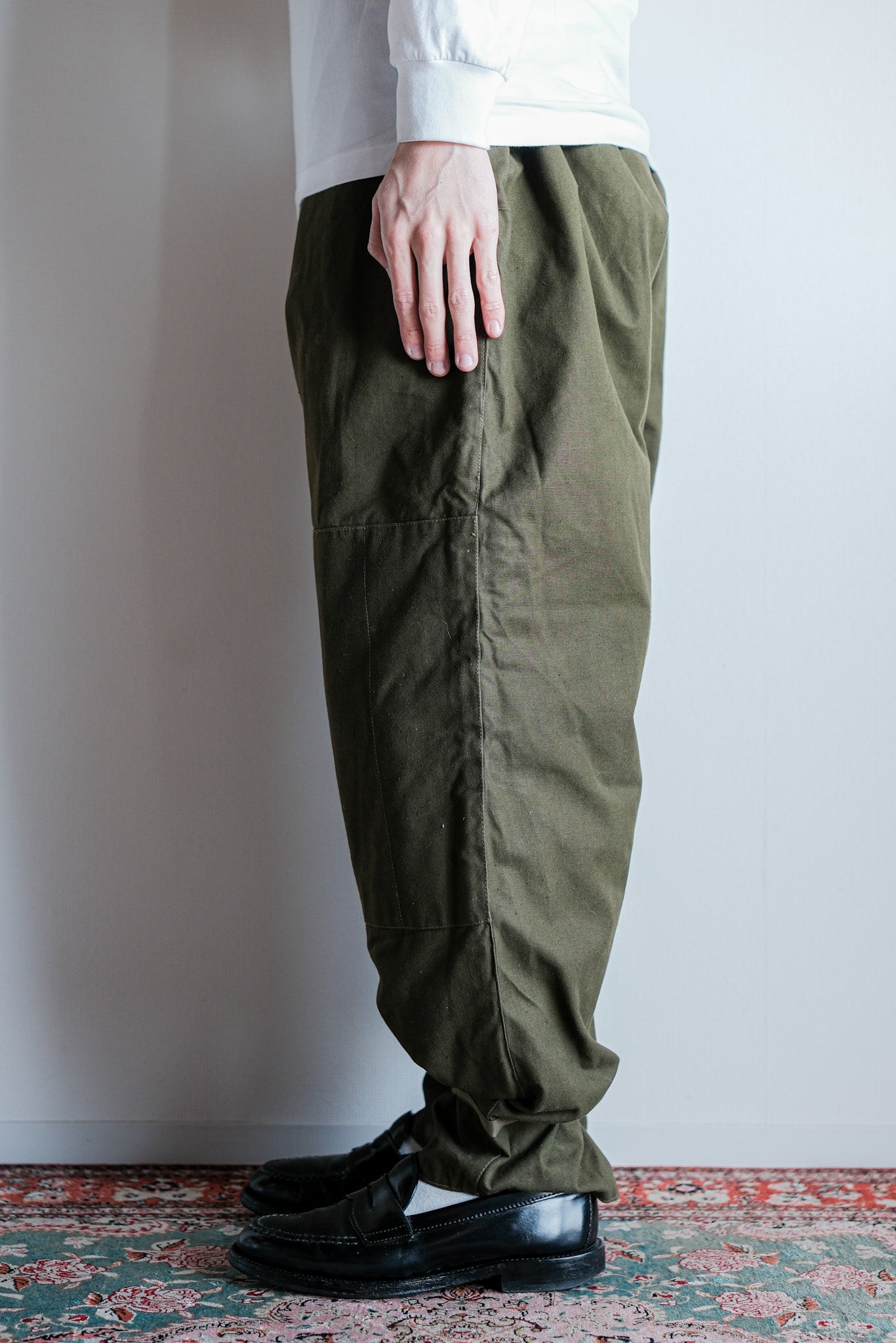 【~50's】Czechoslovakian Air Force Dubaky Camouflage Reversible Trousers Size.2B "Dead Stock"