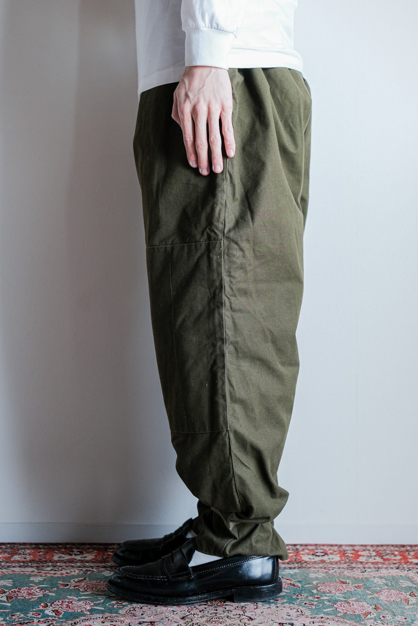 ［~50's］Czechoslovakian Air Force Dubaky Camouflage Reversible Trousers Size.2B "Dead Stock"