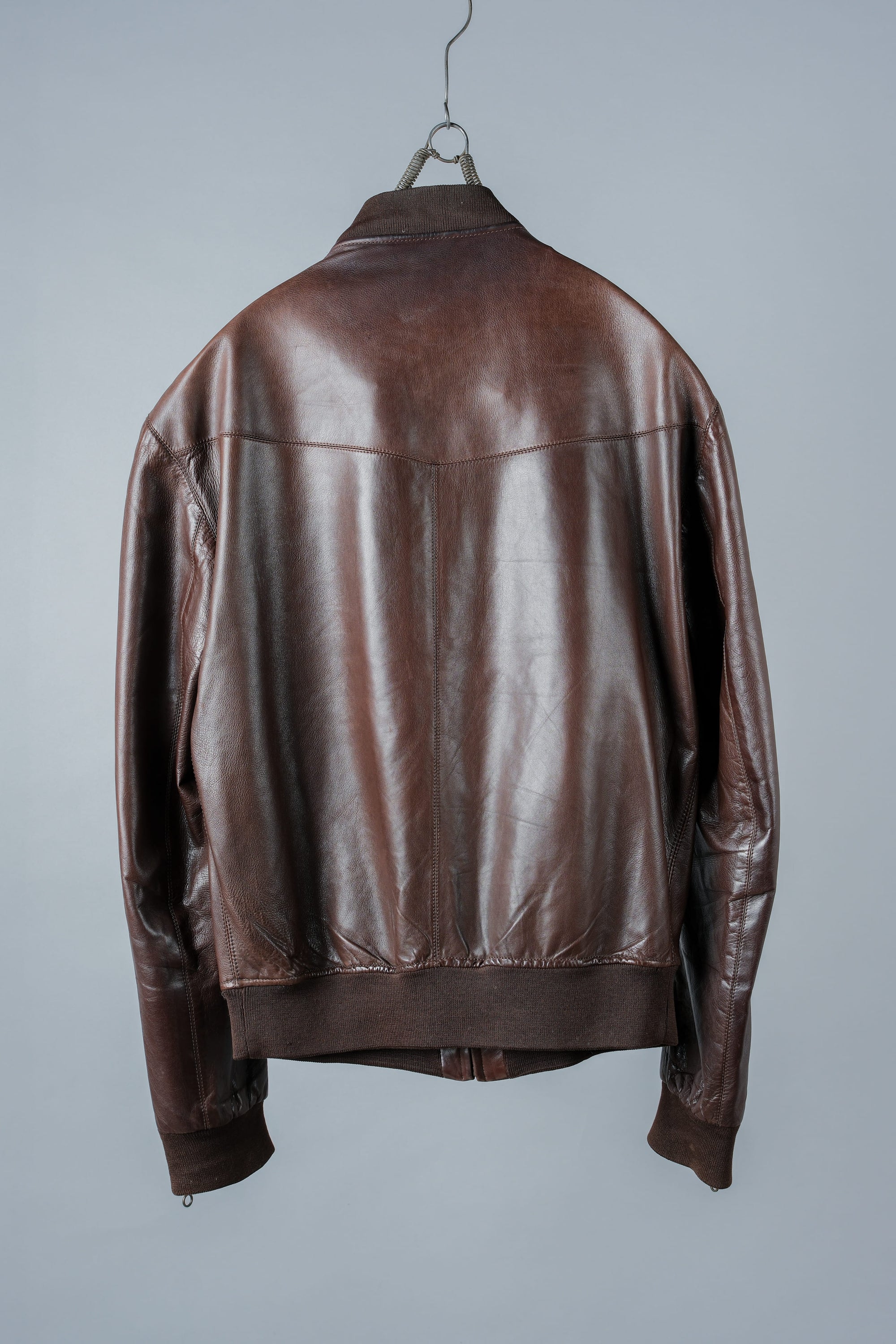 ［~90's］Old SERAPHIN Zip Up Lambskin Leather Blouson Size.50