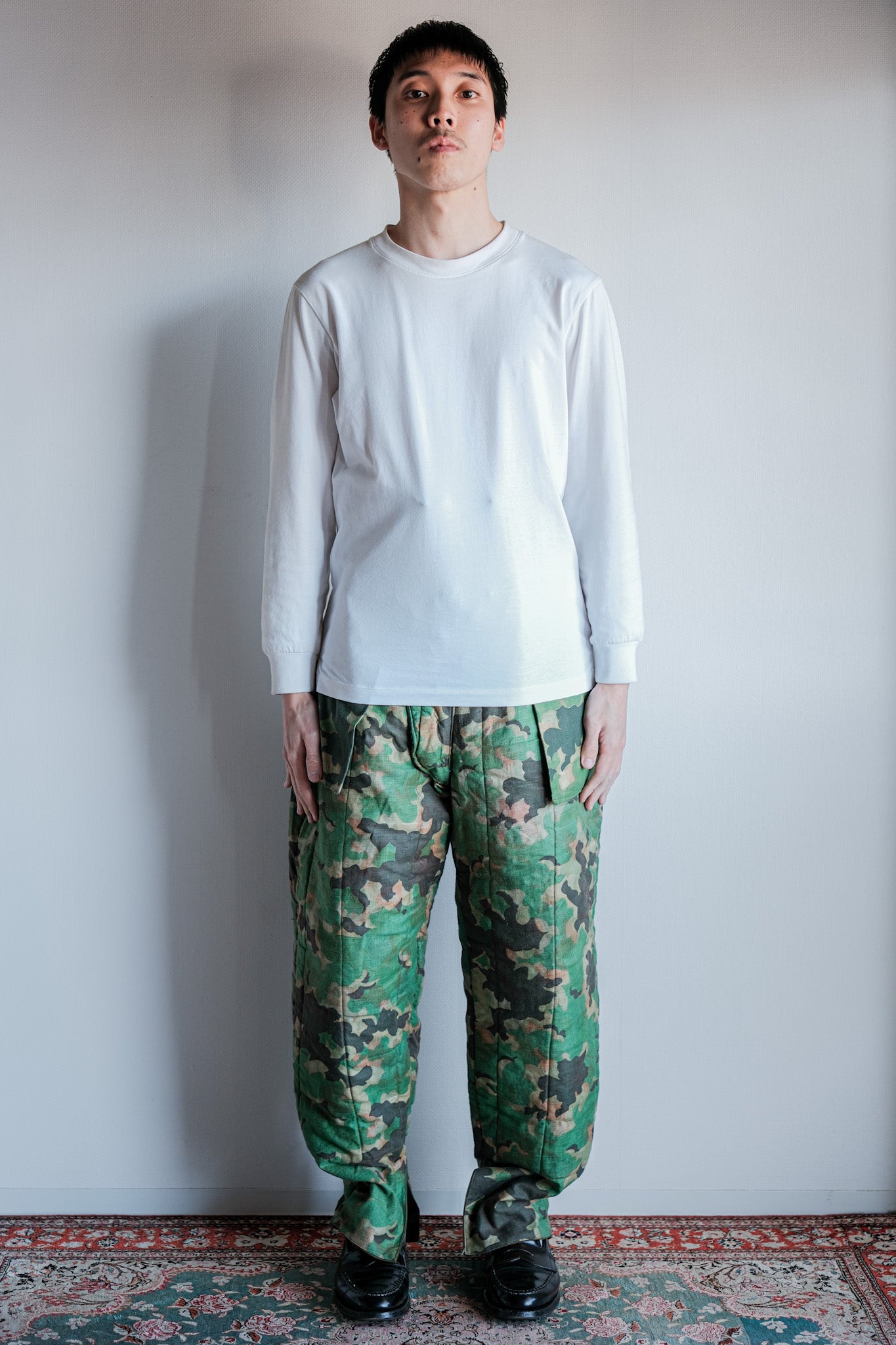 ［~50's］Czechoslovakian Air Force Dubaky Camouflage Reversible Trousers Size.2B "Dead Stock"