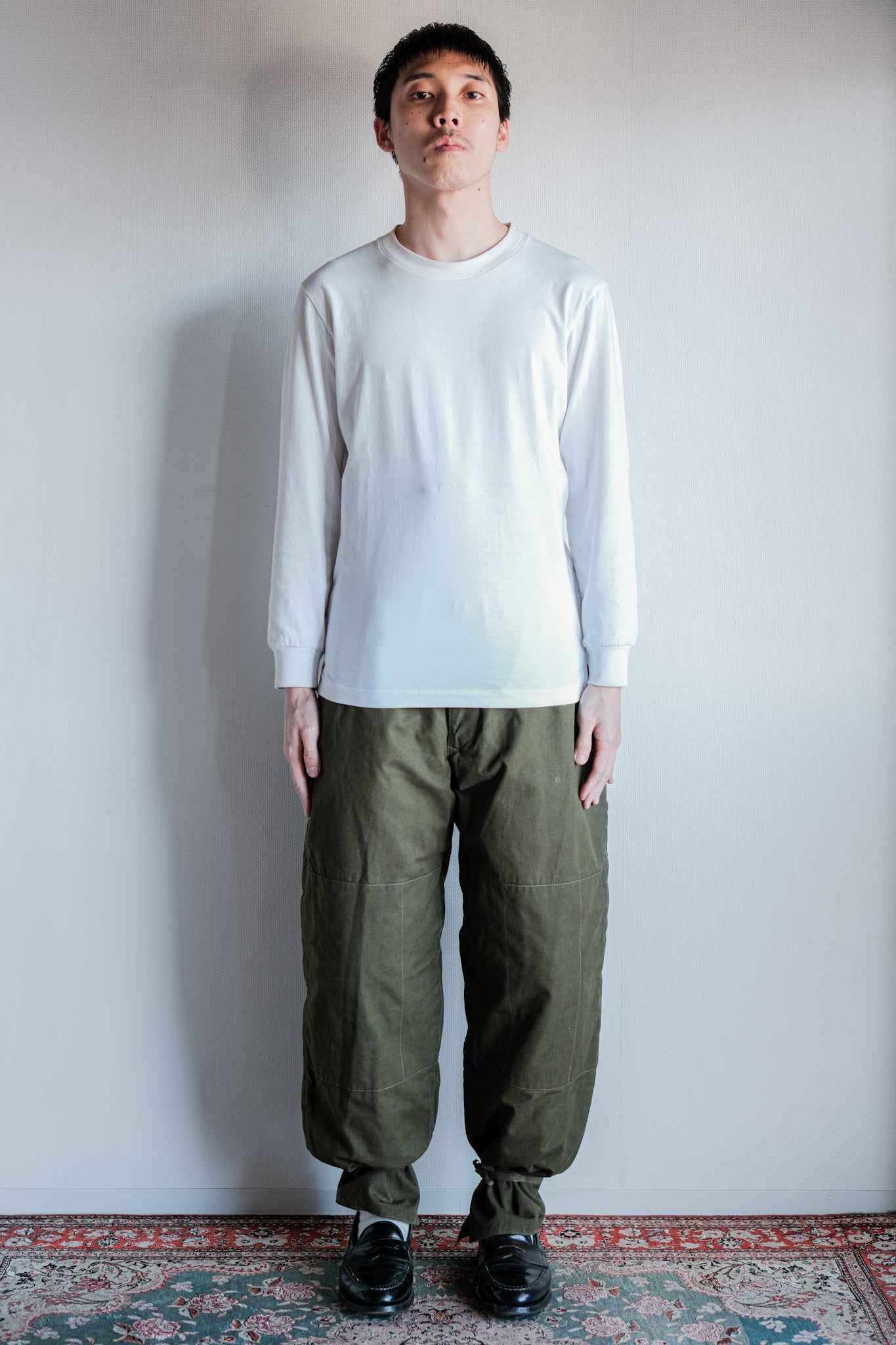 ［~50's］Czechoslovakian Air Force Dubaky Camouflage Reversible Trousers Size.2B "Dead Stock"