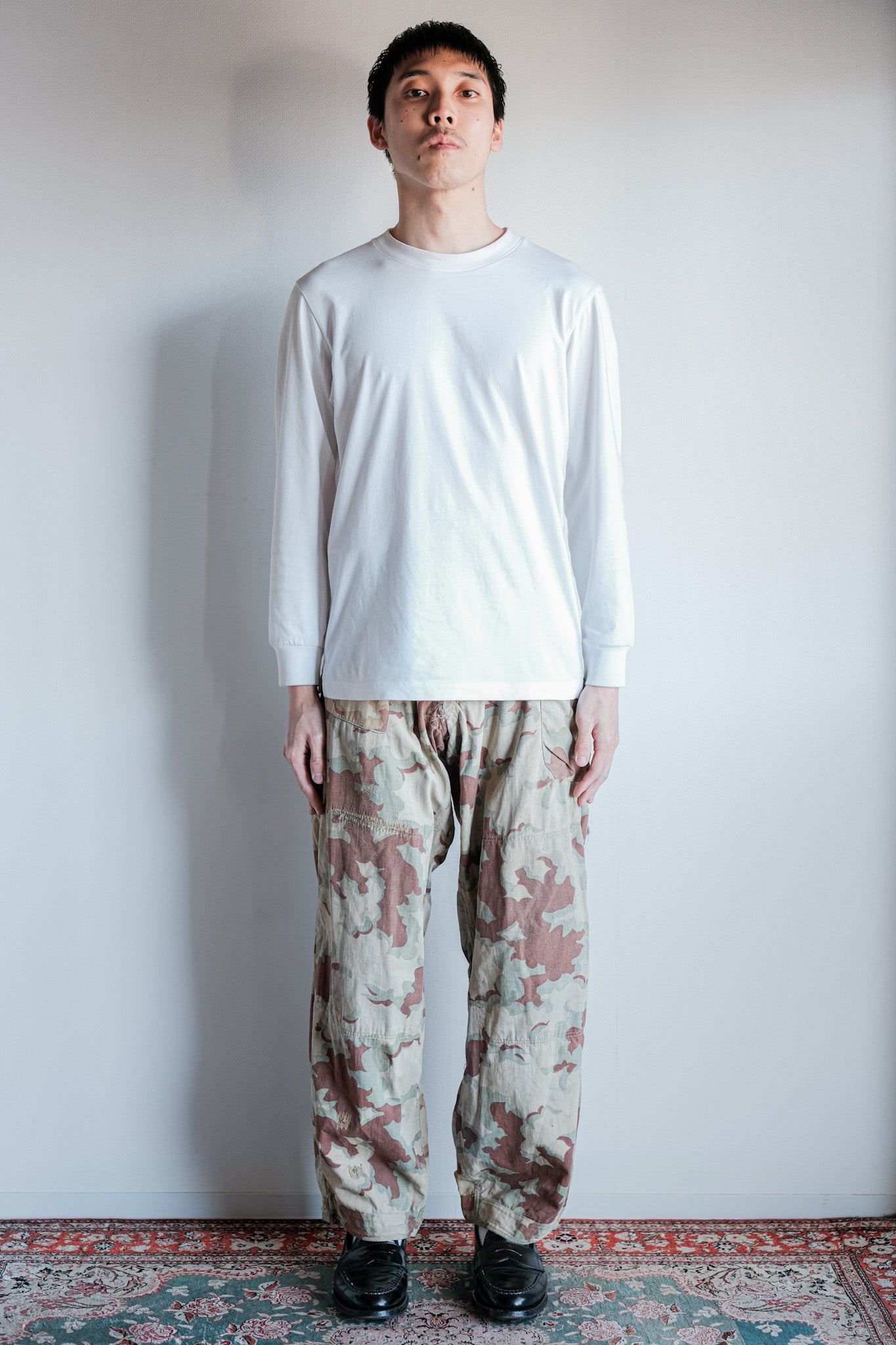 ［~50's］Czechoslovakian Army Clouds Camouflage Reversible Trousers "Modified"