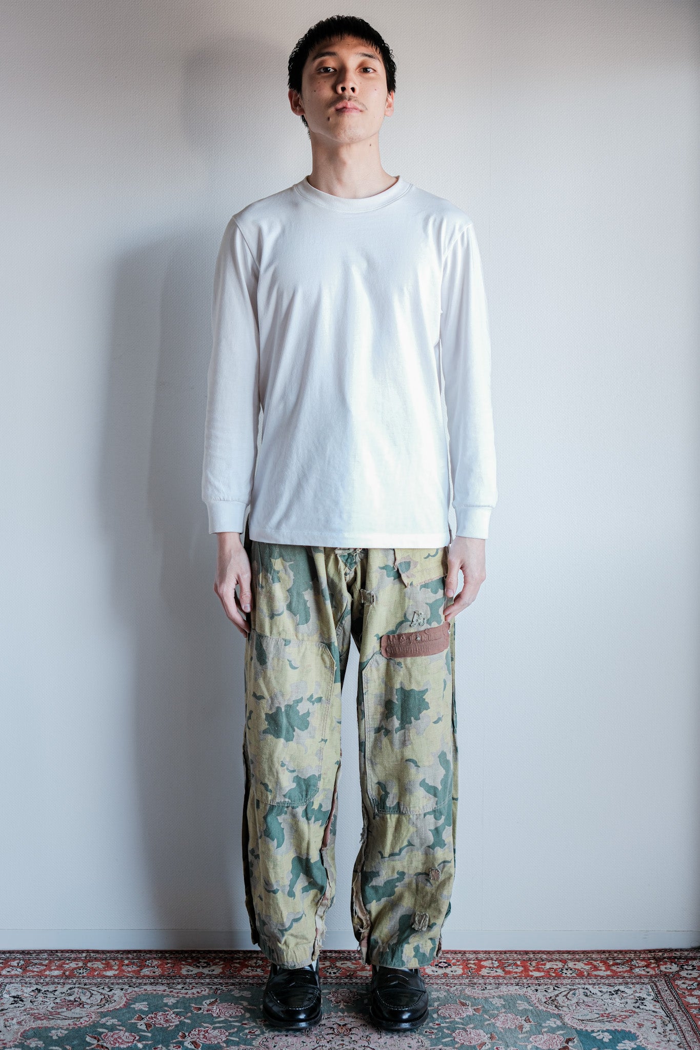 ［~50's］Czechoslovakian Army Clouds Camouflage Reversible Trousers "Modified"