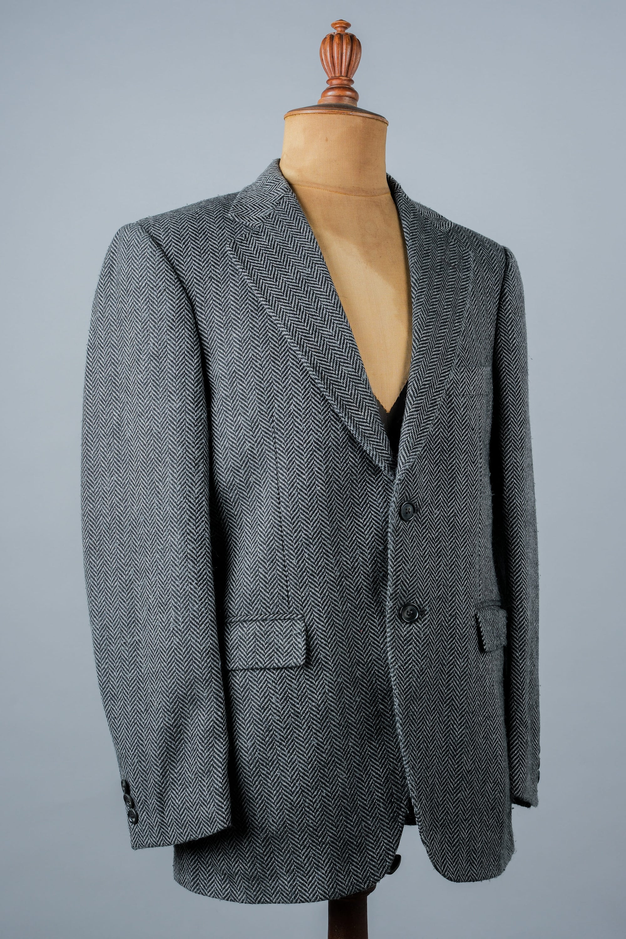 ［~00's］Old ARNYS PARIS HBT Wool 2B Tailored Jacket