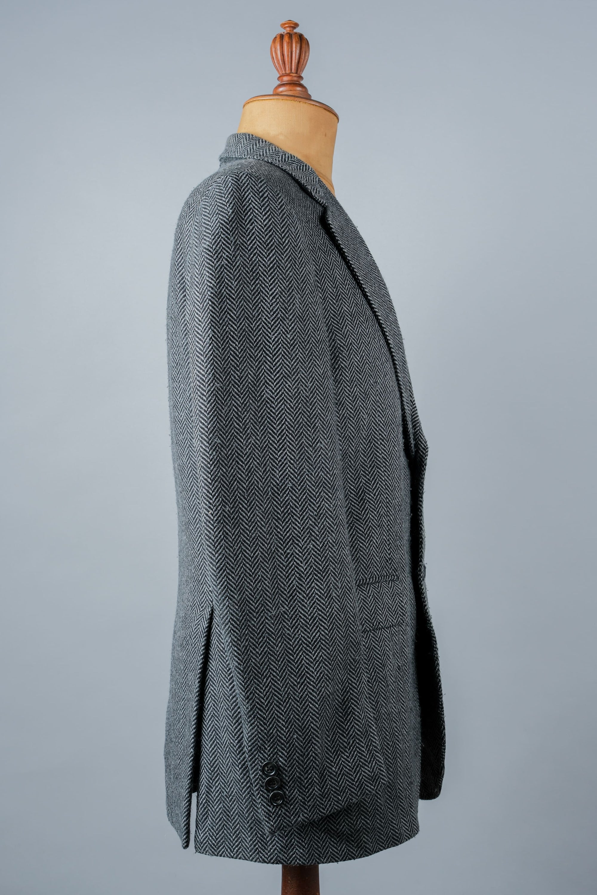 ［~00's］Old ARNYS PARIS HBT Wool 2B Tailored Jacket