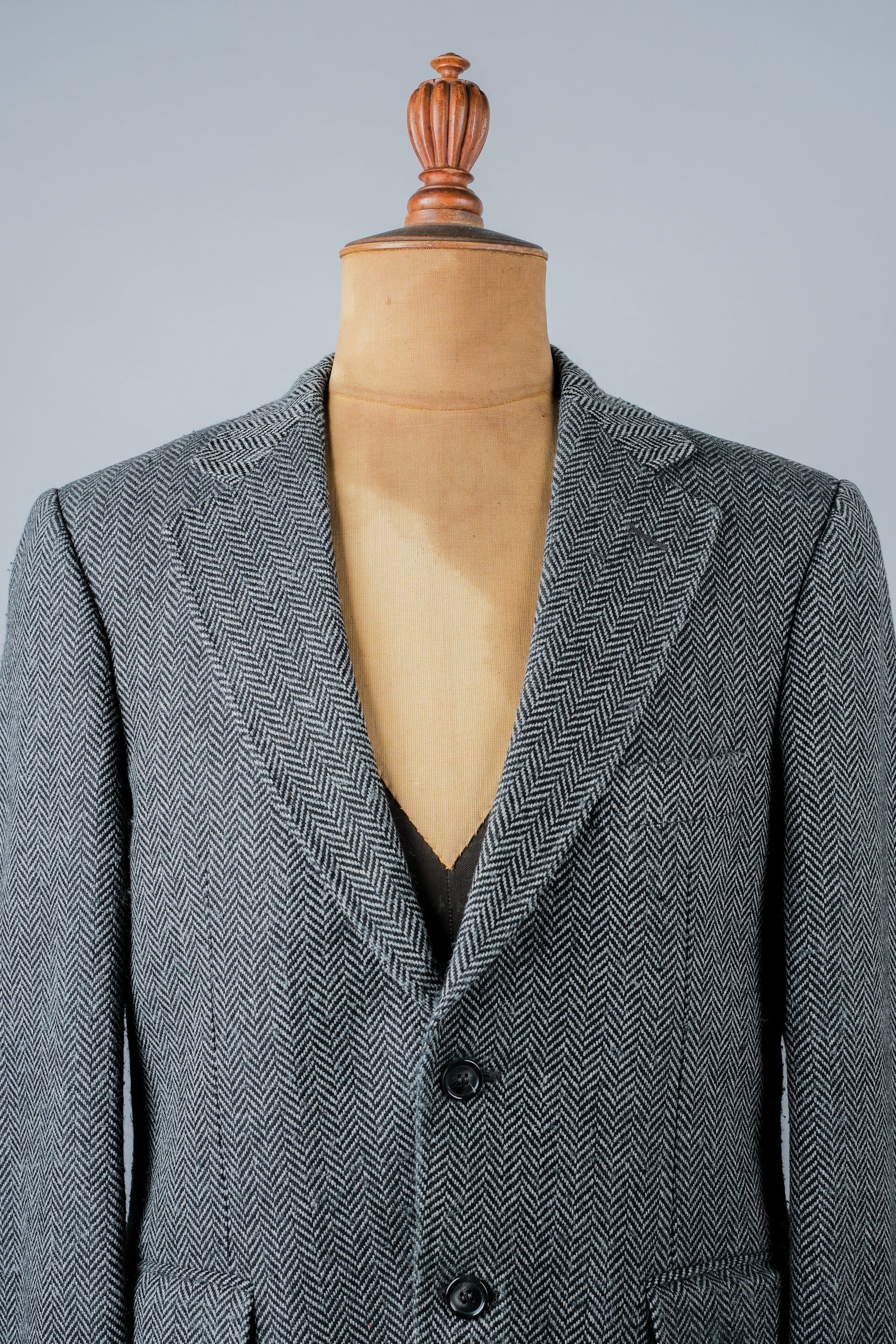 ［~00's］Old ARNYS PARIS HBT Wool 2B Tailored Jacket