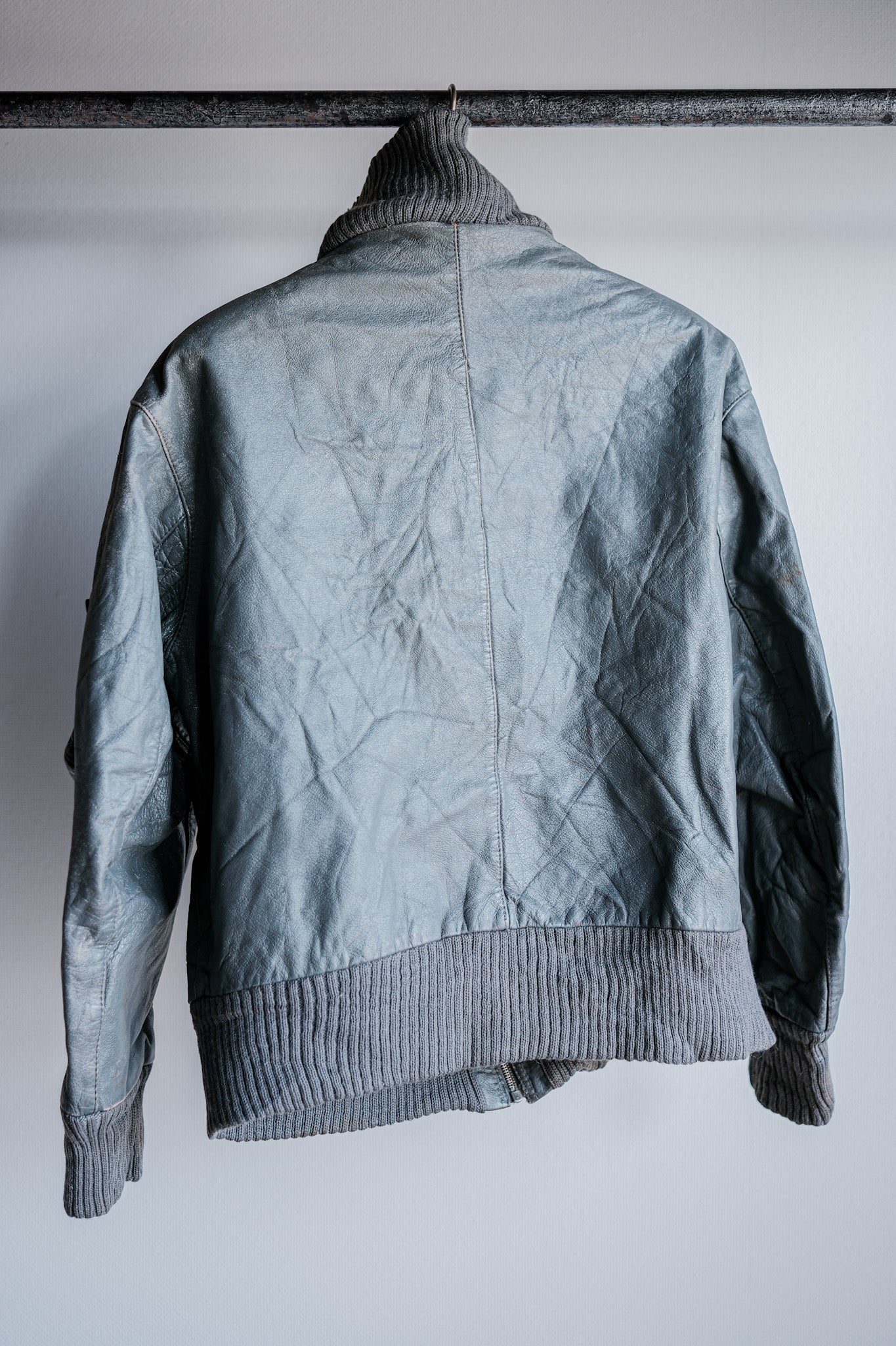 ［~70’s］West German Air Force Pilot Leather Jacket Size.170/100