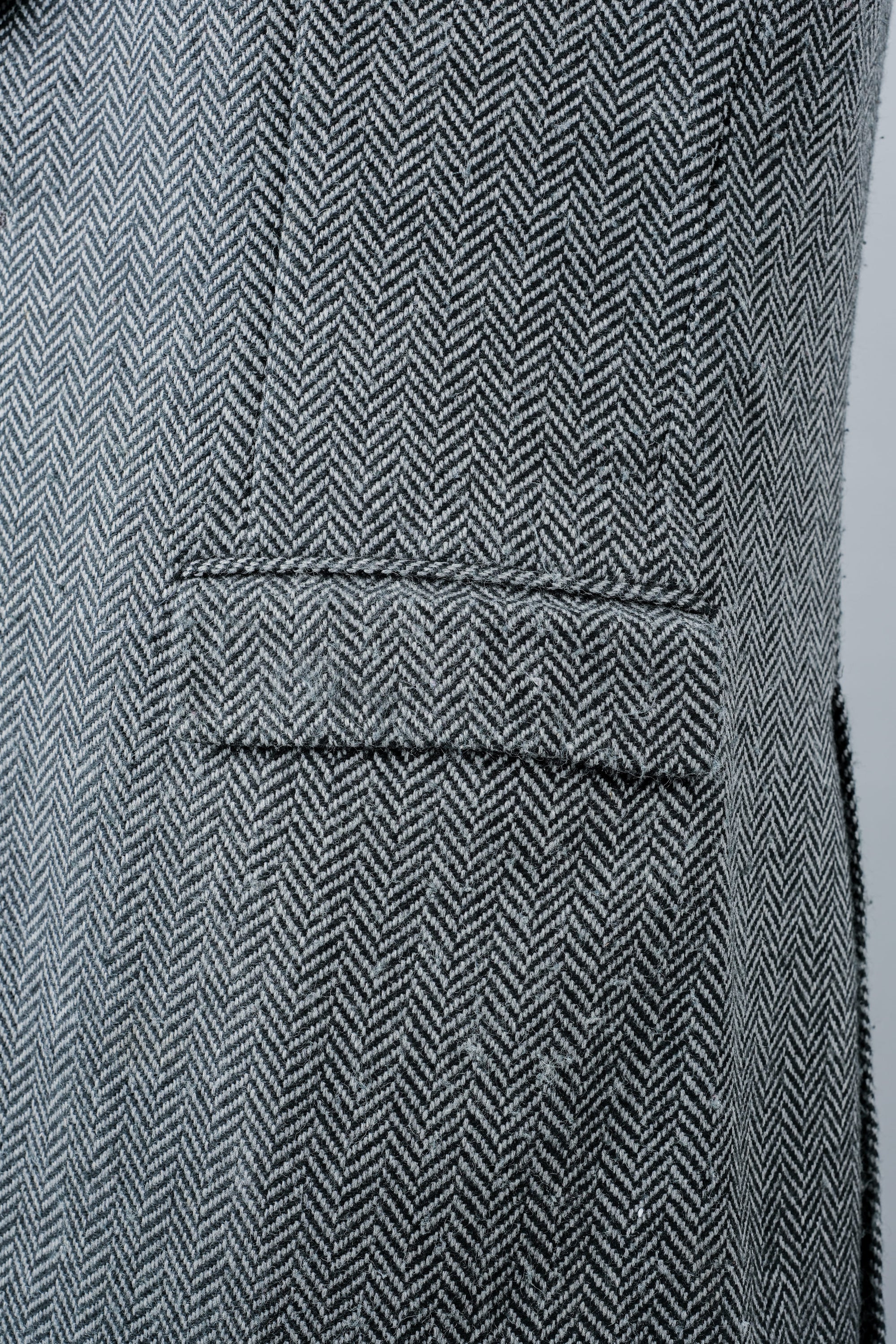 ［~00's］Old ARNYS PARIS HBT Wool 2B Tailored Jacket