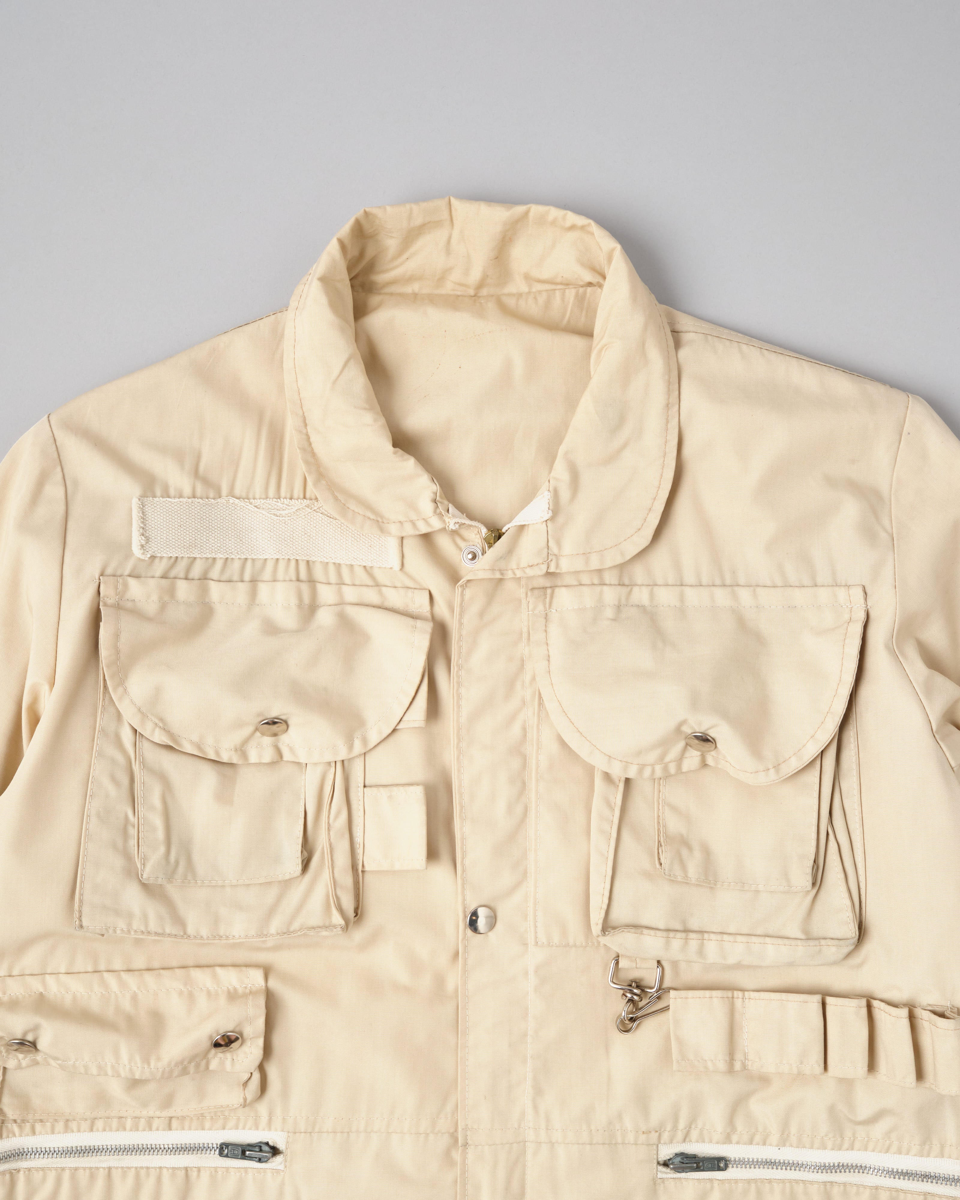 [~70's] French Vintage Multi Pocket Jacket