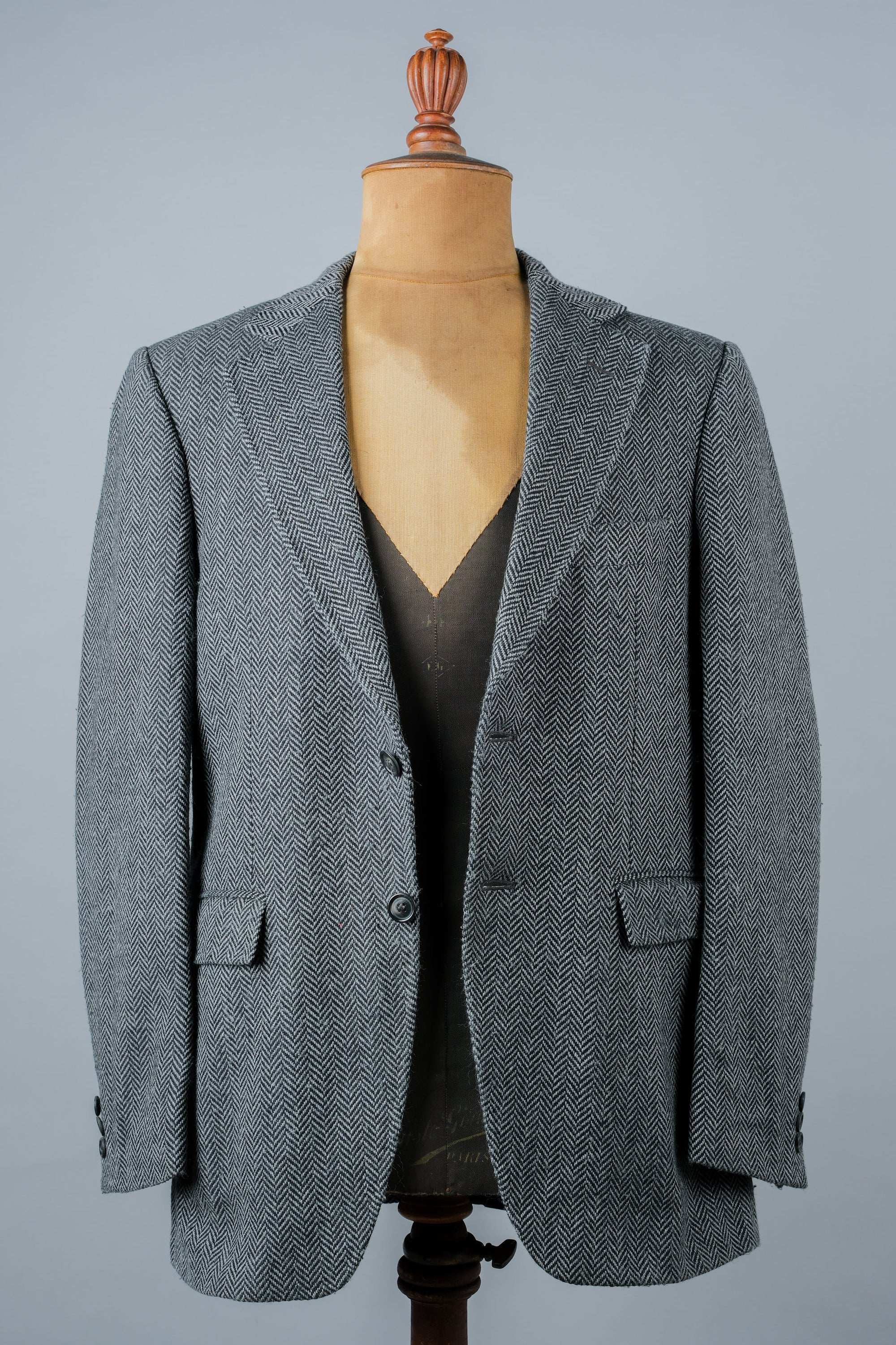 ［~00's］Old ARNYS PARIS HBT Wool 2B Tailored Jacket