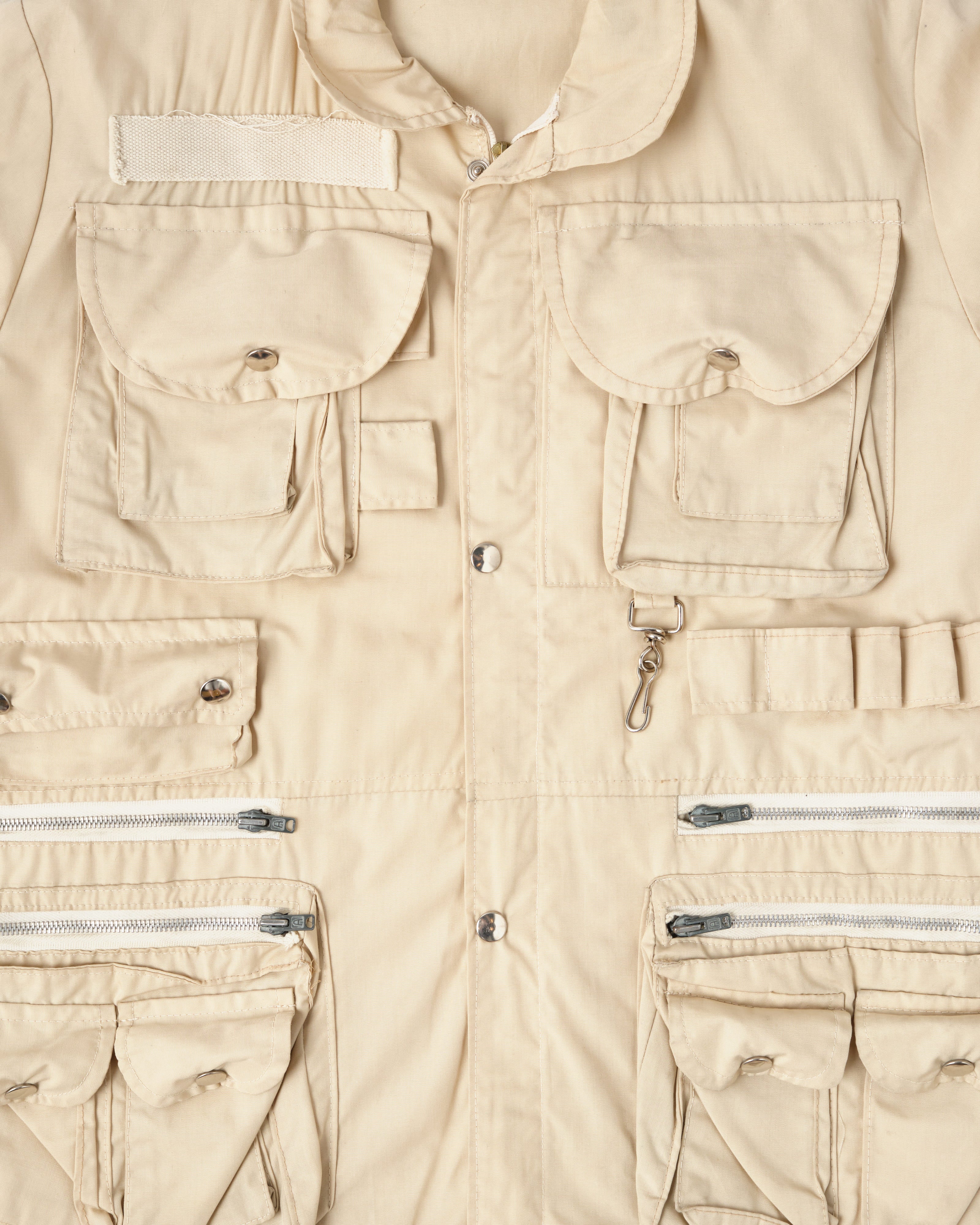 [~70's] French Vintage Multi Pocket Jacket
