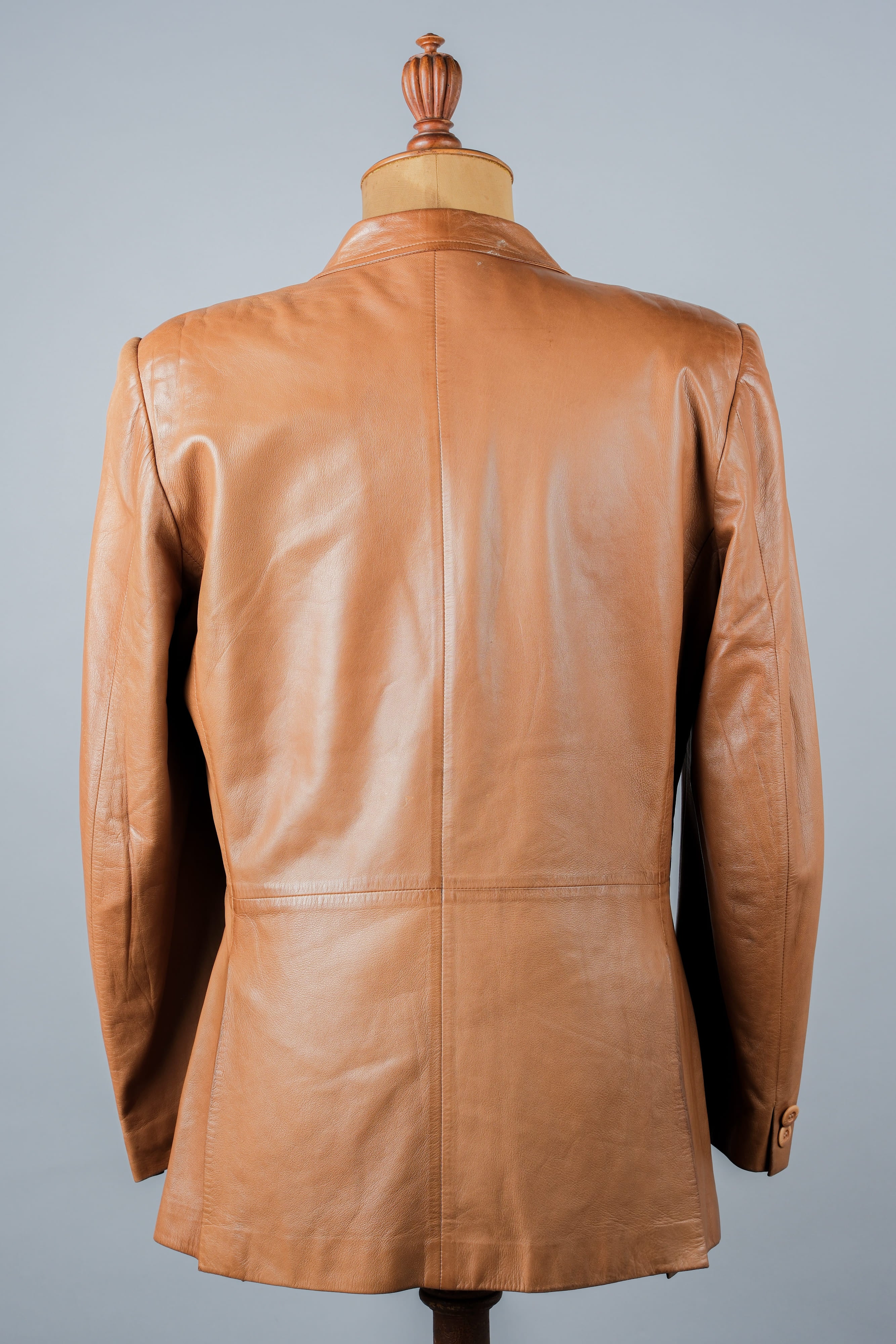 [~ 70's] Old Gucci Lambskin Leather 2b Tailored Jacket size.48