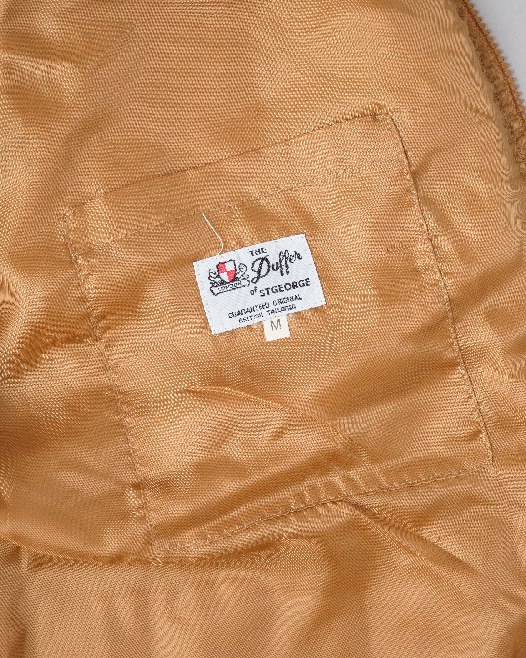 ［~80’s］Vintage The Duffer of ST.George Cotton Motorcycle Jacket Size.M