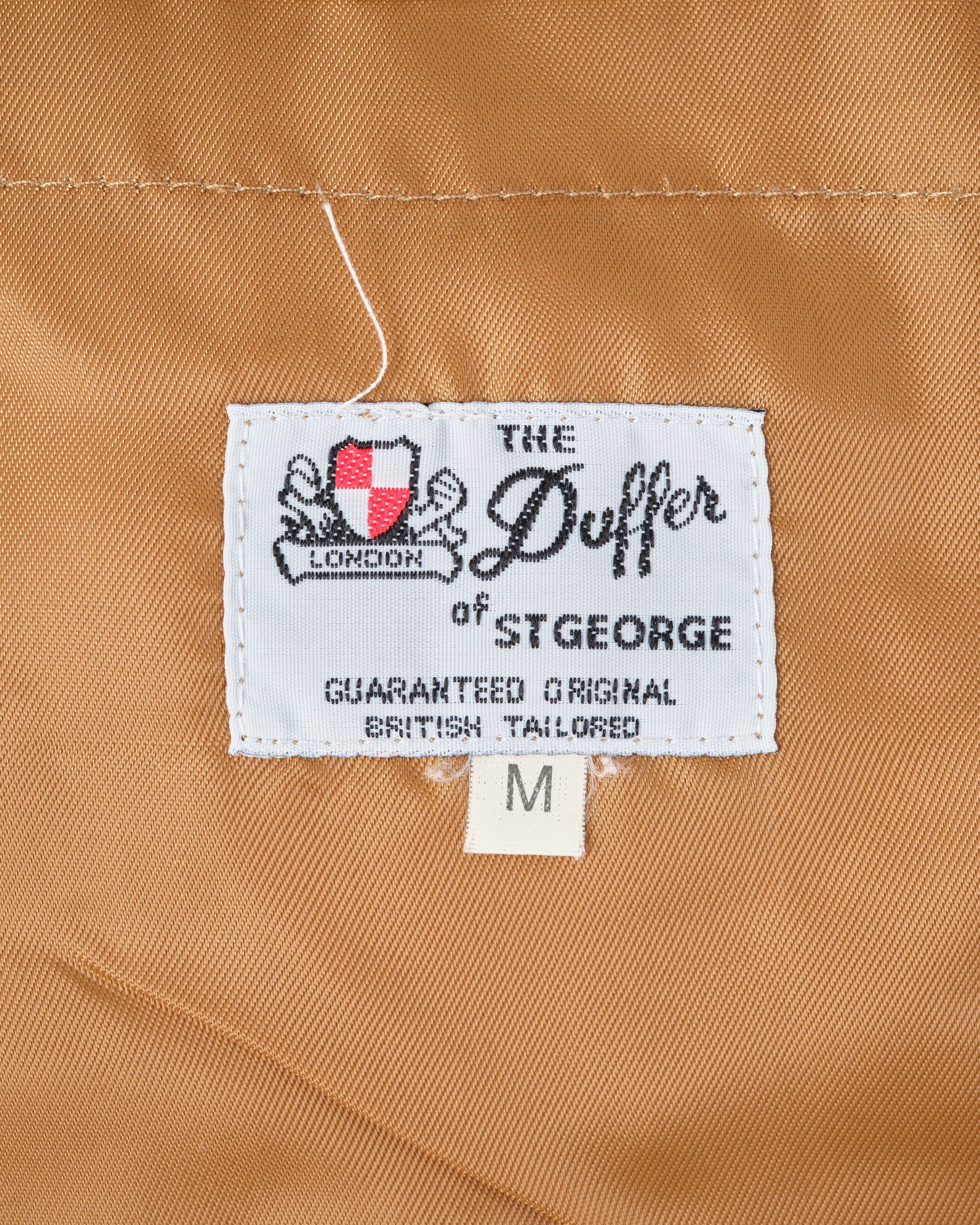 ［~80’s］Vintage The Duffer of ST.George Cotton Motorcycle Jacket Size.M