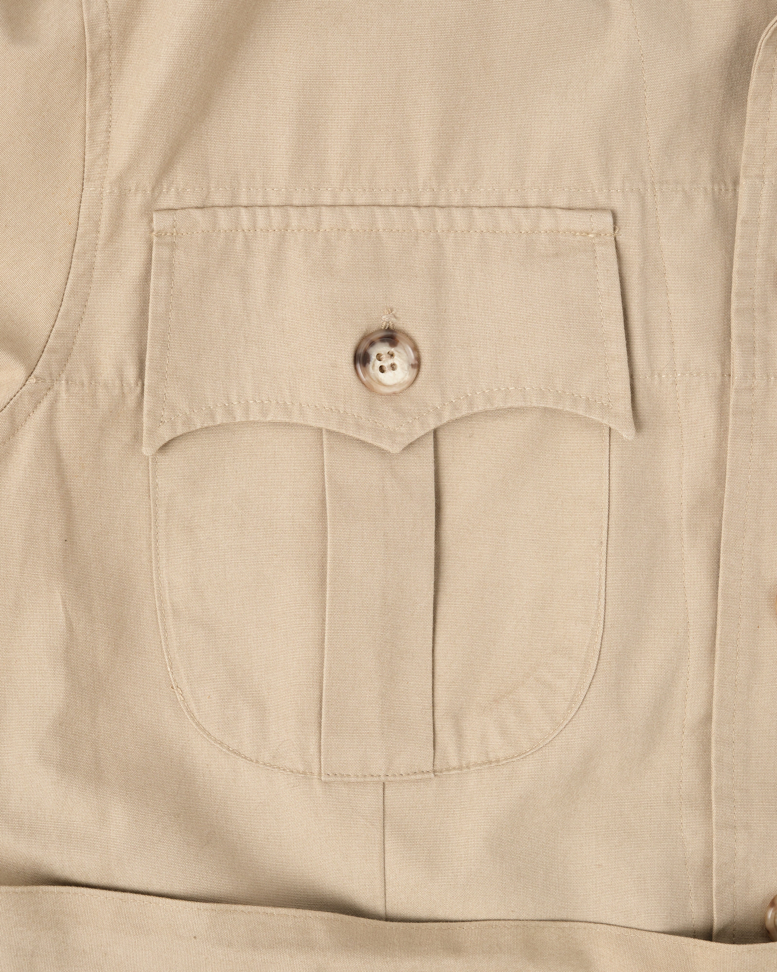 【~80's】Vintage Willis&Geiger Bush Poplin Safari Jacket Size.42 "Made in U.S.A."