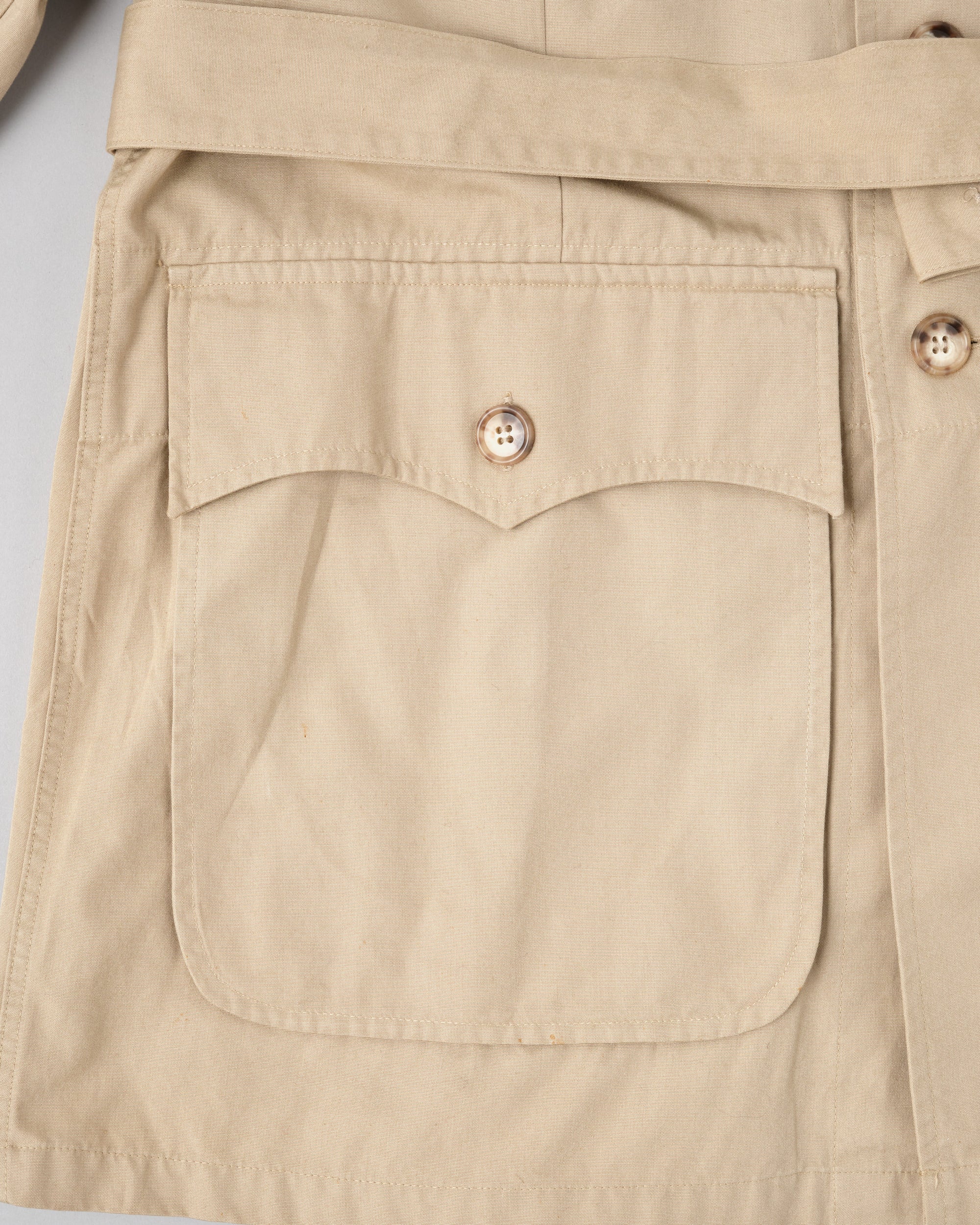 【~80's】Vintage Willis&Geiger Bush Poplin Safari Jacket Size.42 "Made in U.S.A."