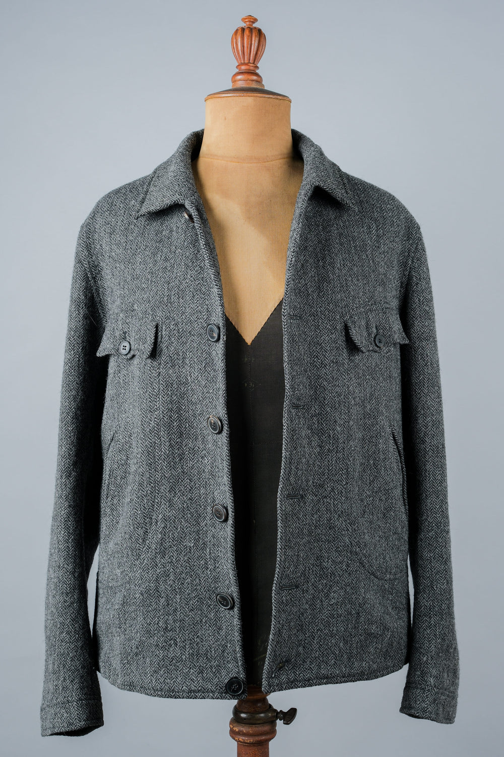 ［~00’s］Old DRIES VAN NOTEN HBT Wool Jacket Size.LARGE