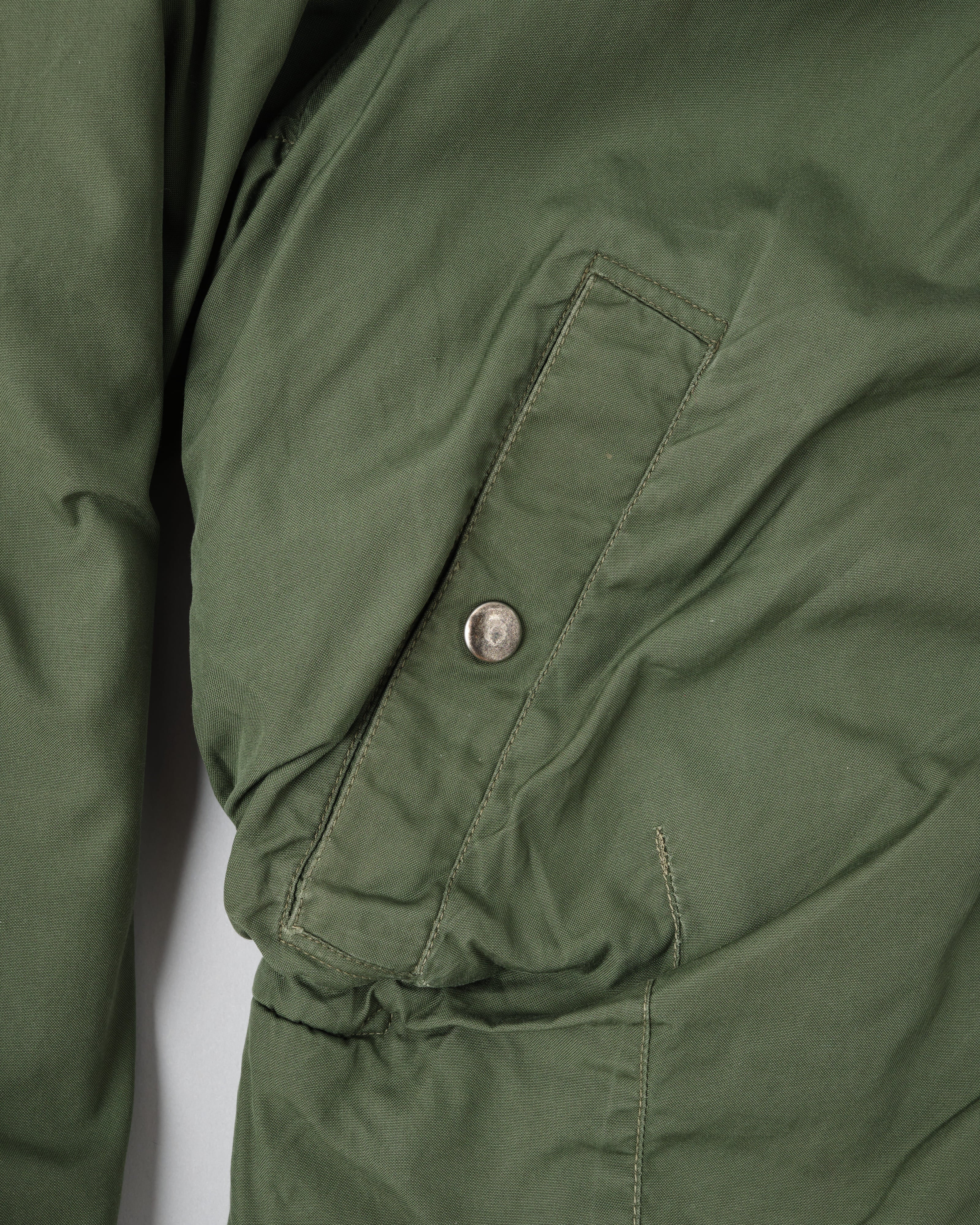 [~60's] French Air Force Cotton Flight Jacket With Boa Collar Size.104MGM