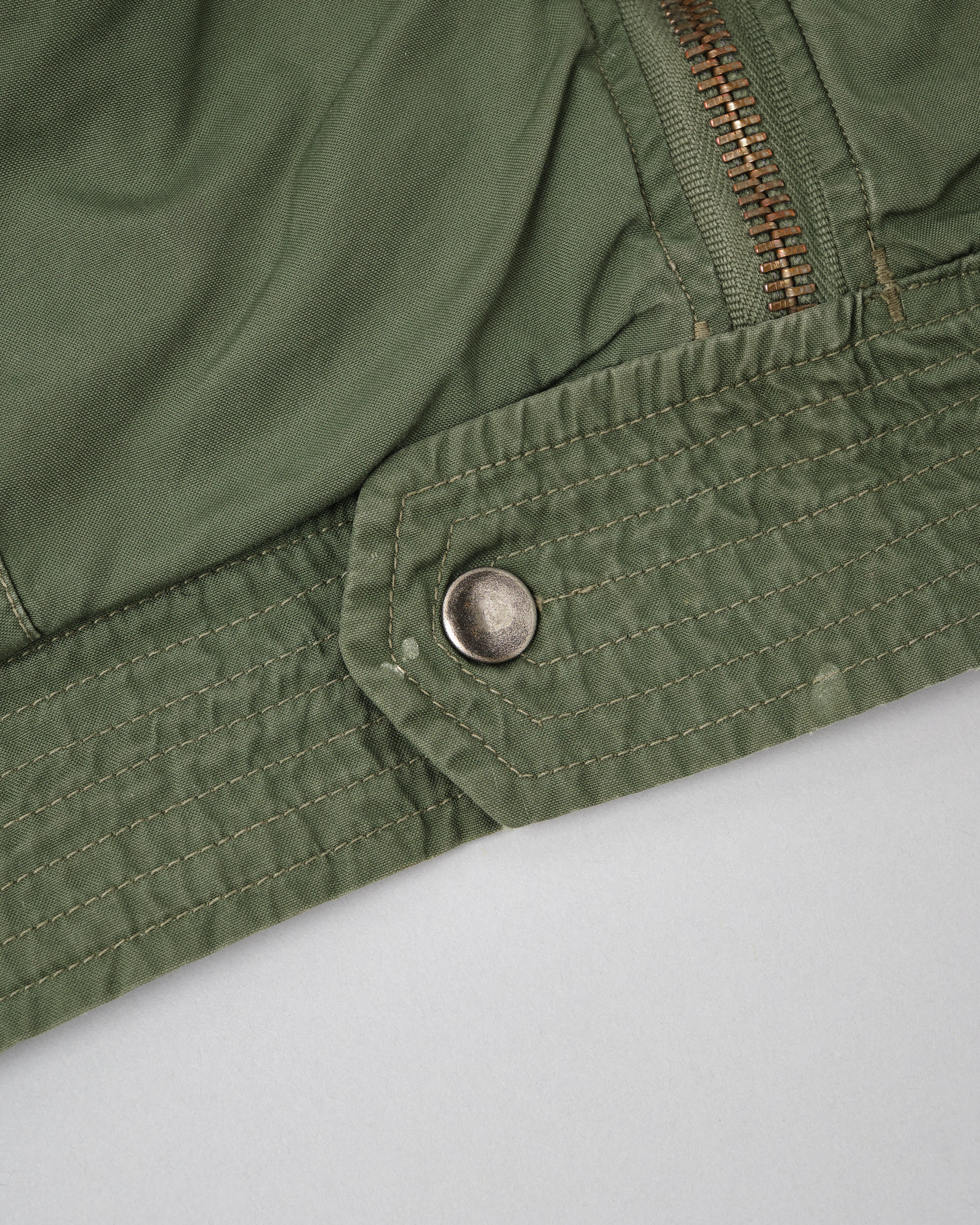 [~60's] French Air Force Cotton Flight Jacket With Boa Collar Size.104MGM