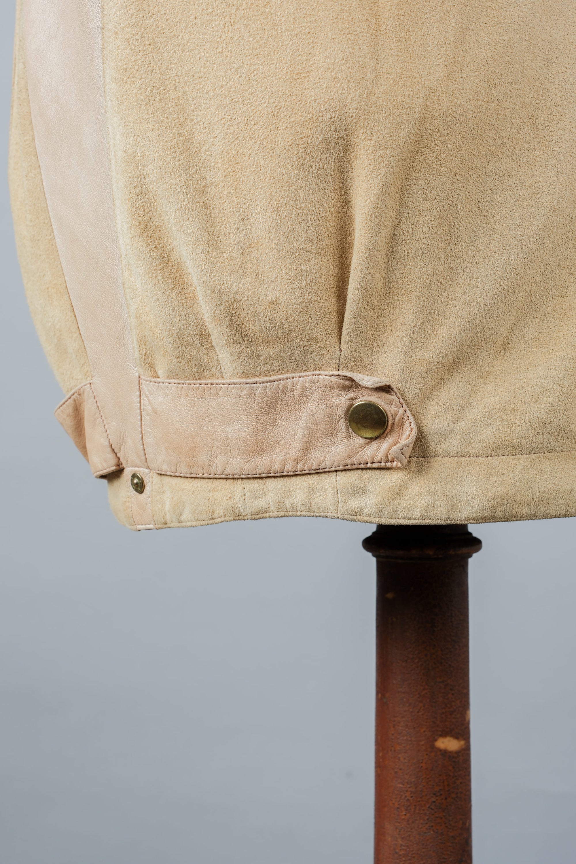 ［~80's］Old CLAUDE MONTANA Raglan Sleeve Zip Up Suede Leather Jacket