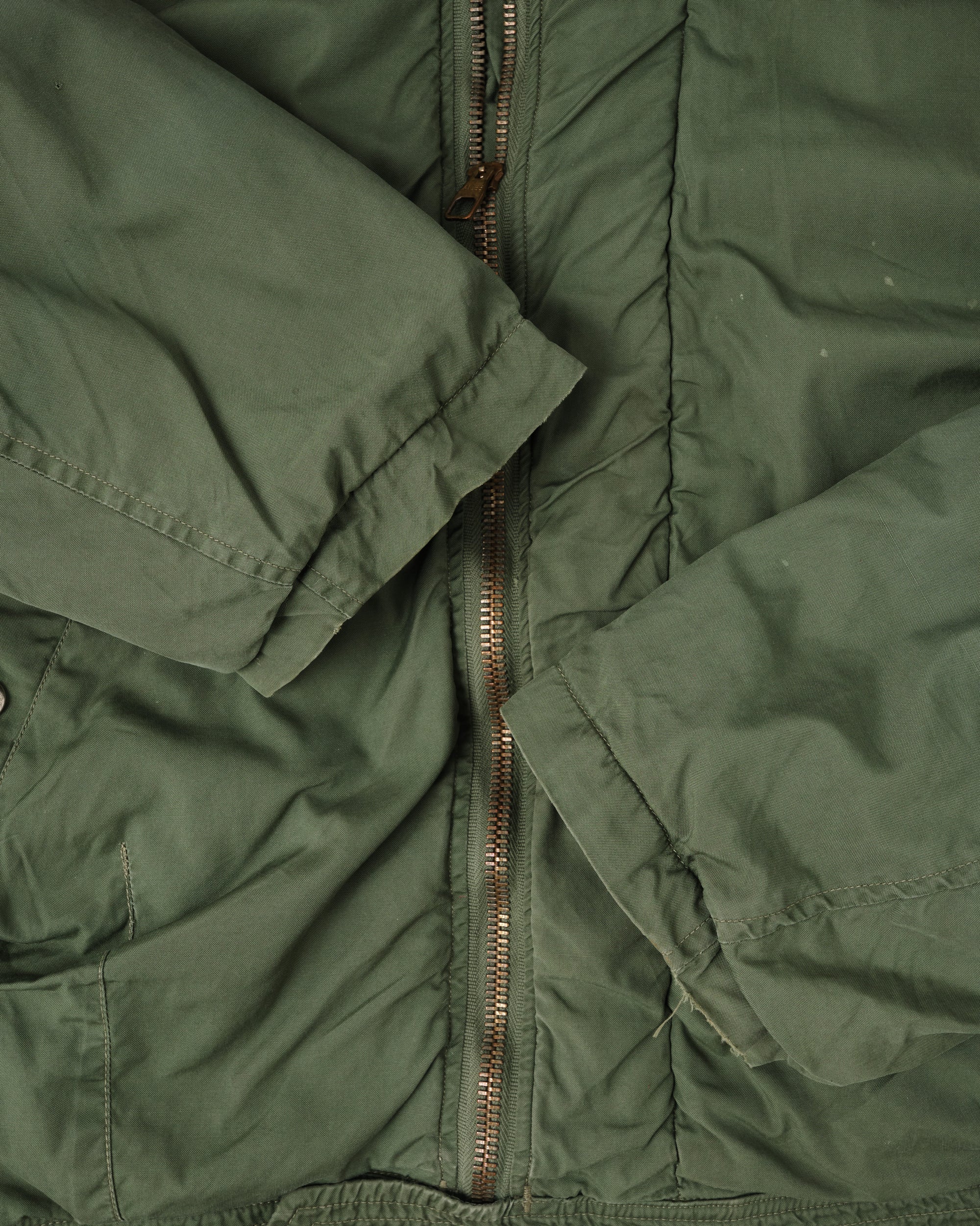 ［~60's］French Air Force Cotton Flight Jacket With Boa Collar Size.104MGM