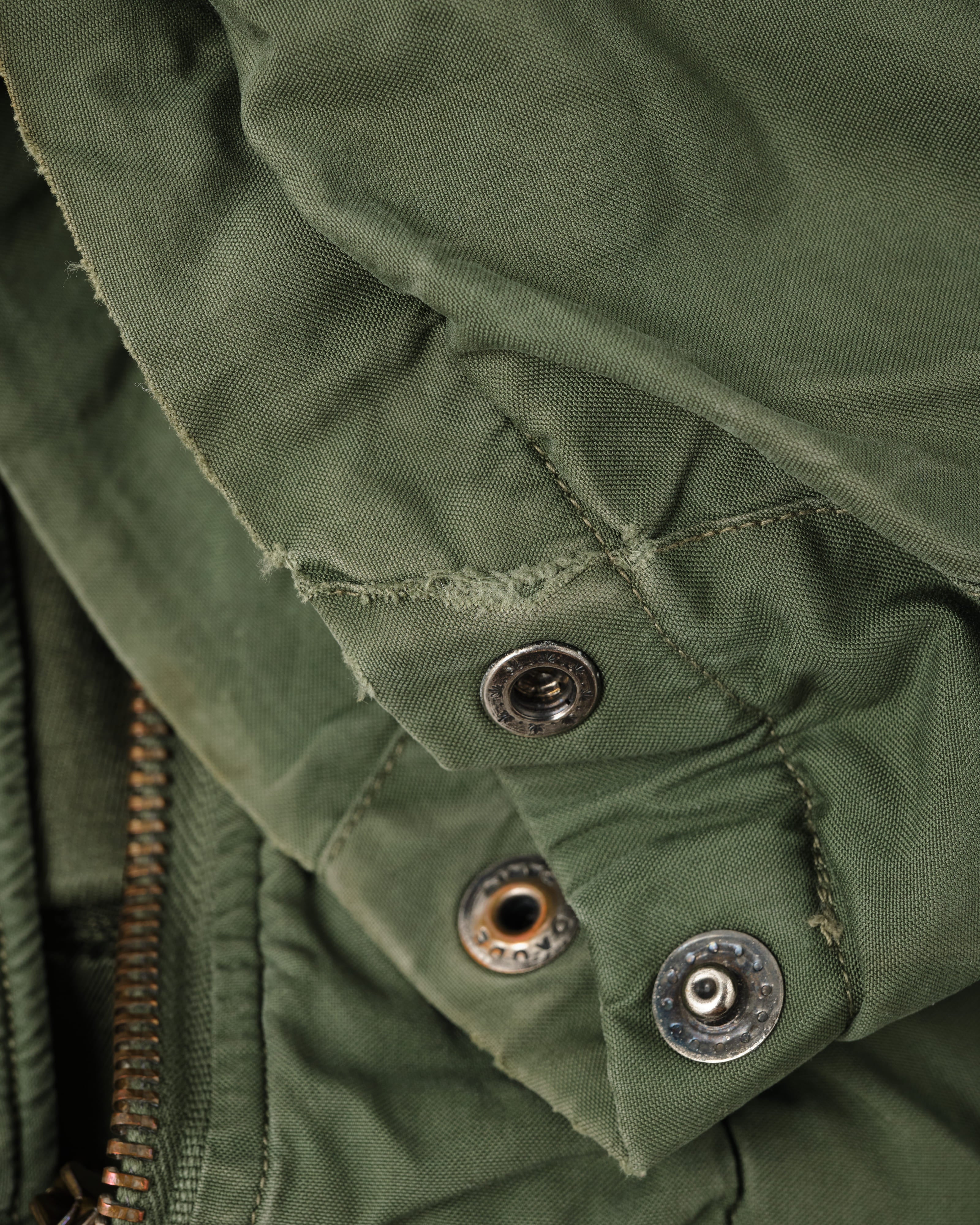[~60's] French Air Force Cotton Flight Jacket With Boa Collar Size.104MGM