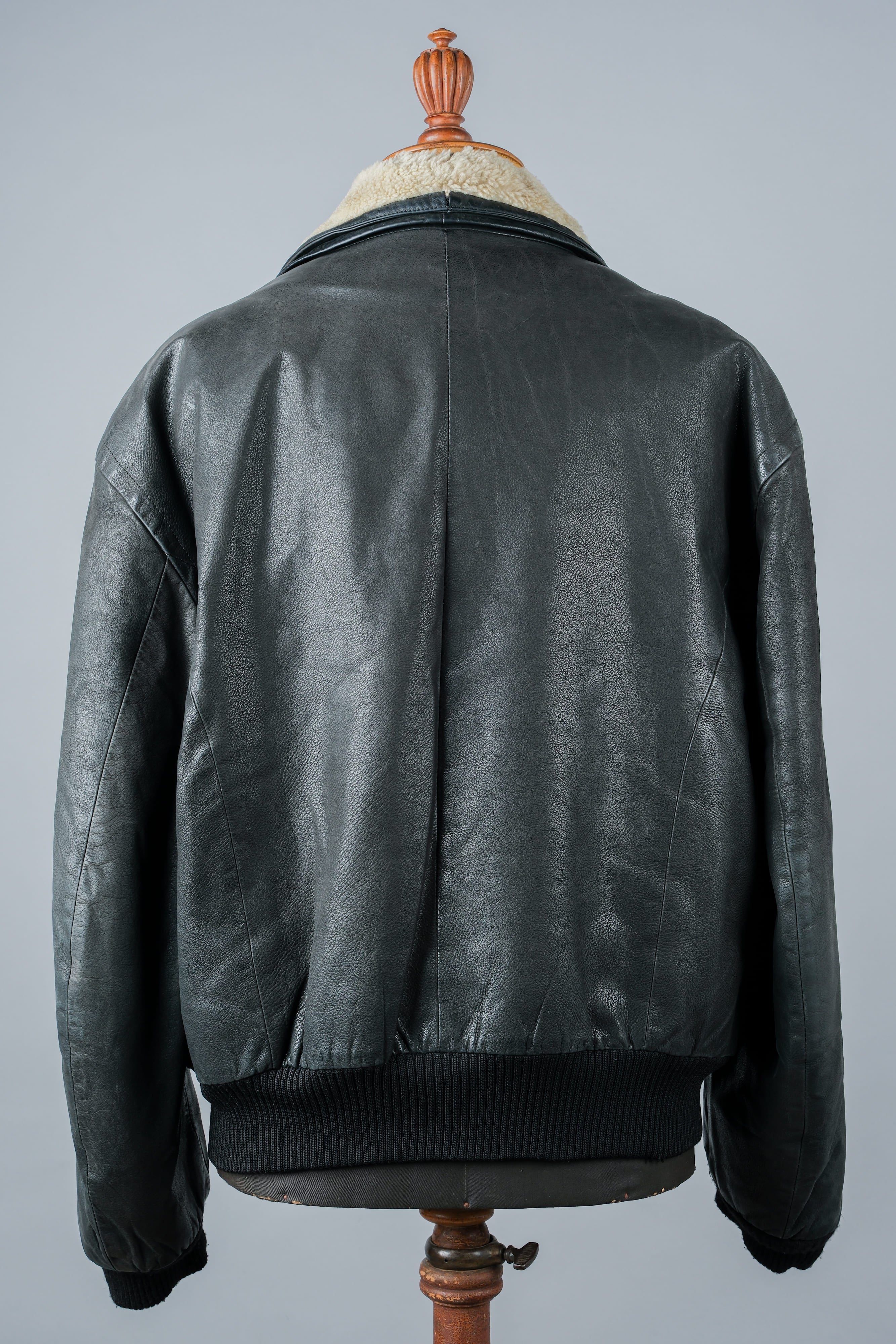 [~ 90's] Old Seraphin Zip Up Leather Blouson