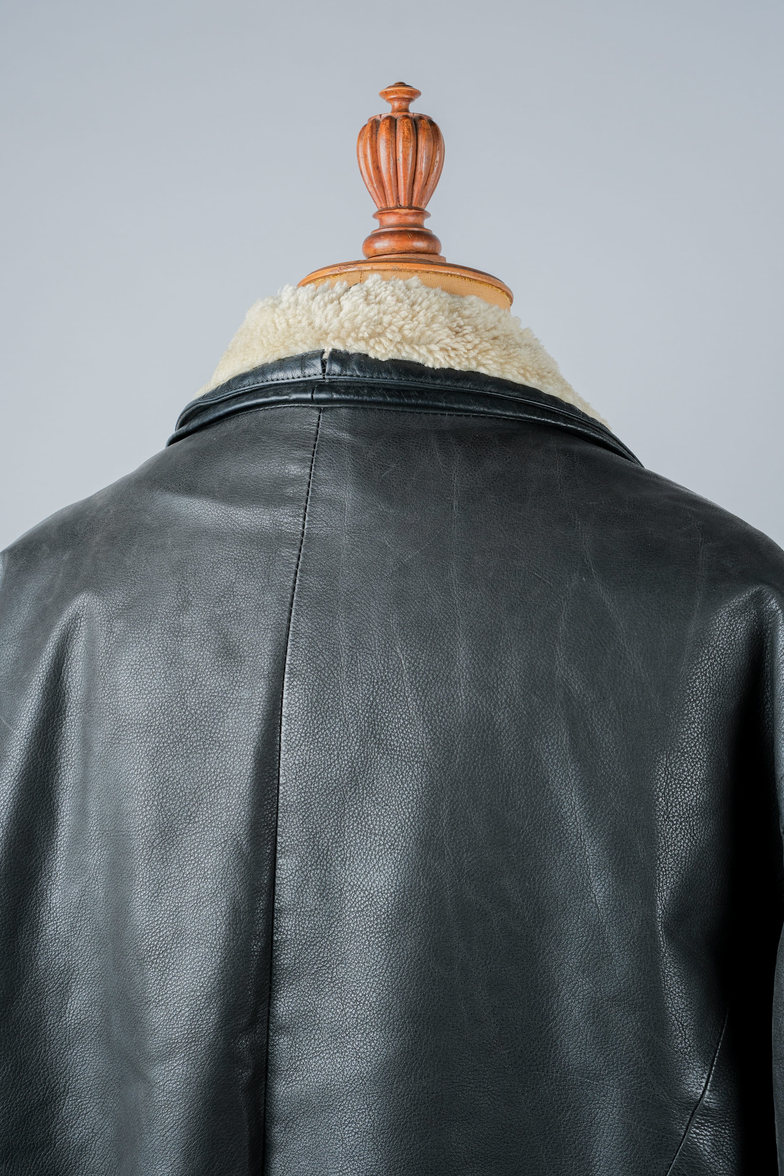 【~90's】Old SERAPHIN Zip Up Leather Blouson