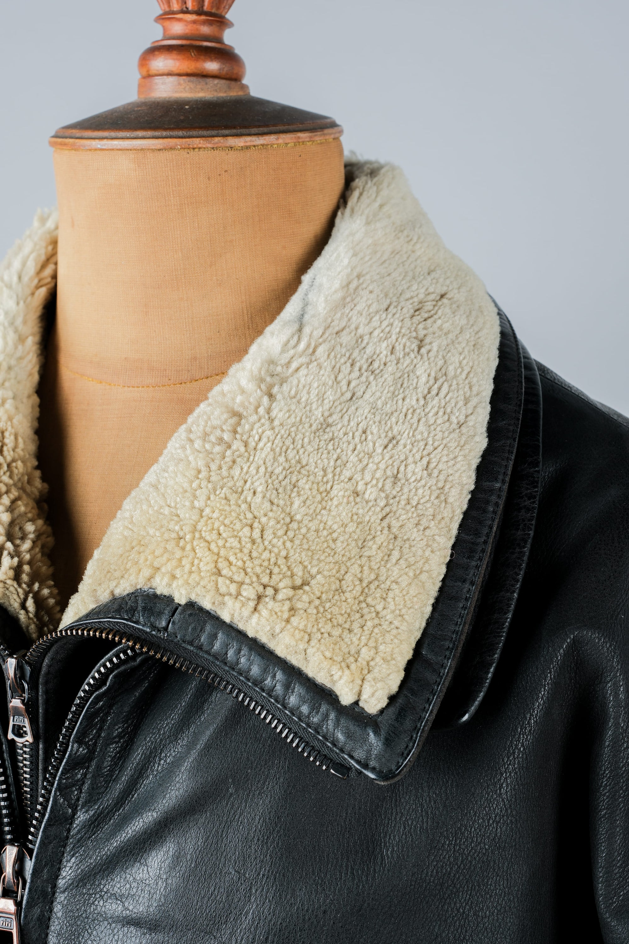 ［~90's］Old SERAPHIN Zip Up Leather Blouson