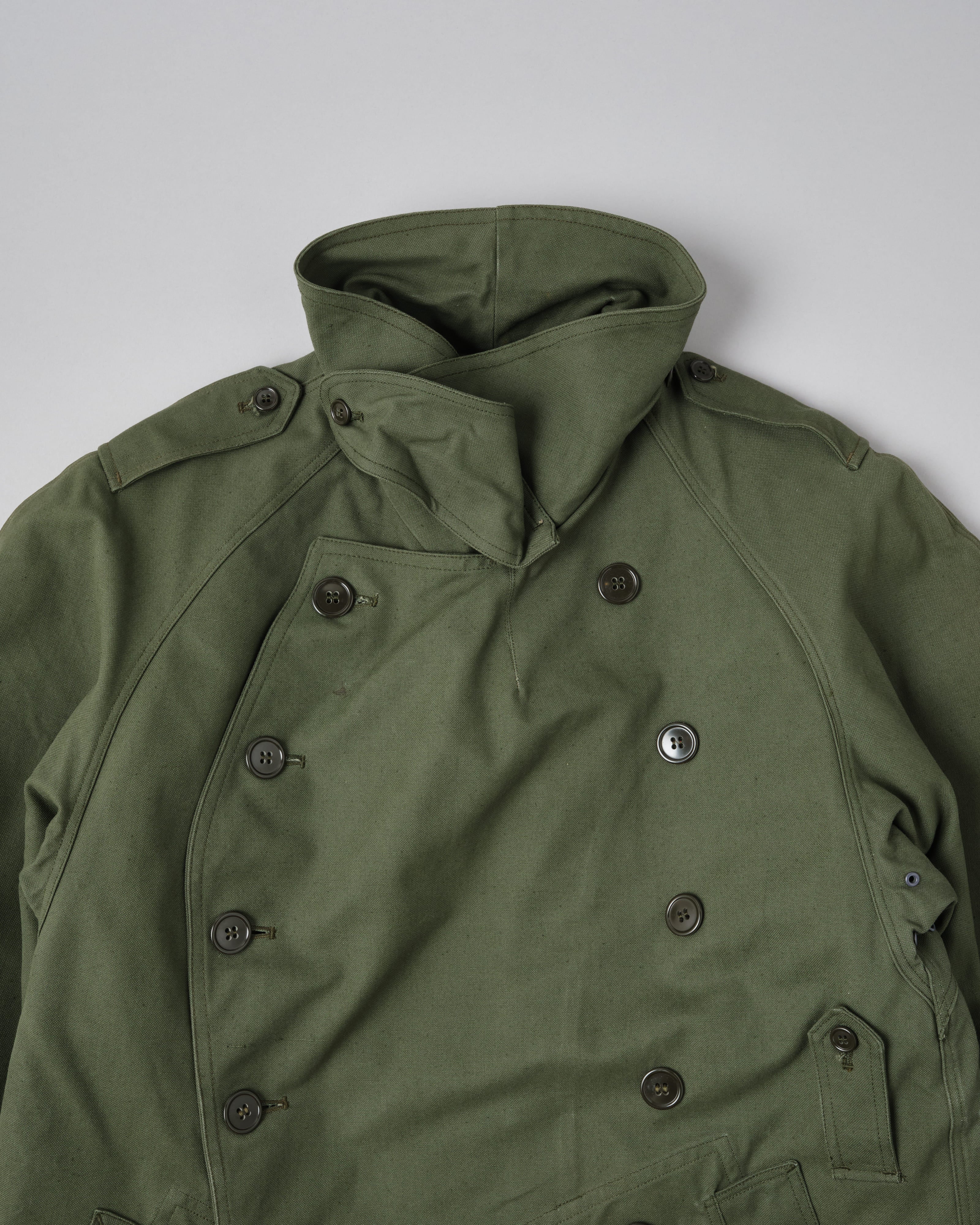 [~50's] French Air Force M38 Double Breasted Motorcycle Jacket With Liner Size.96-100 "Dead Stock"