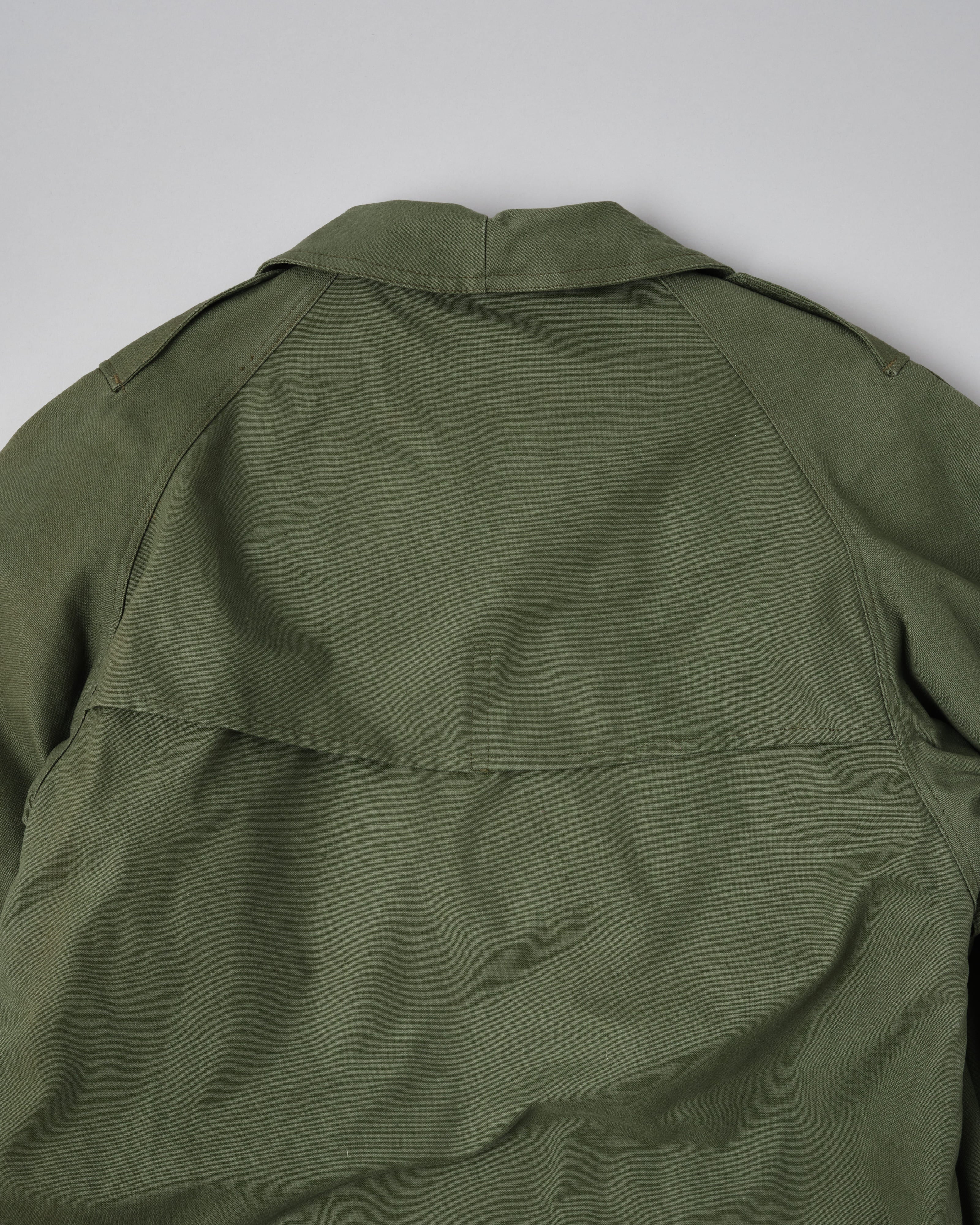 [~50's] French Air Force M38 Double Breasted Motorcycle Jacket With Liner Size.96-100 "Dead Stock"