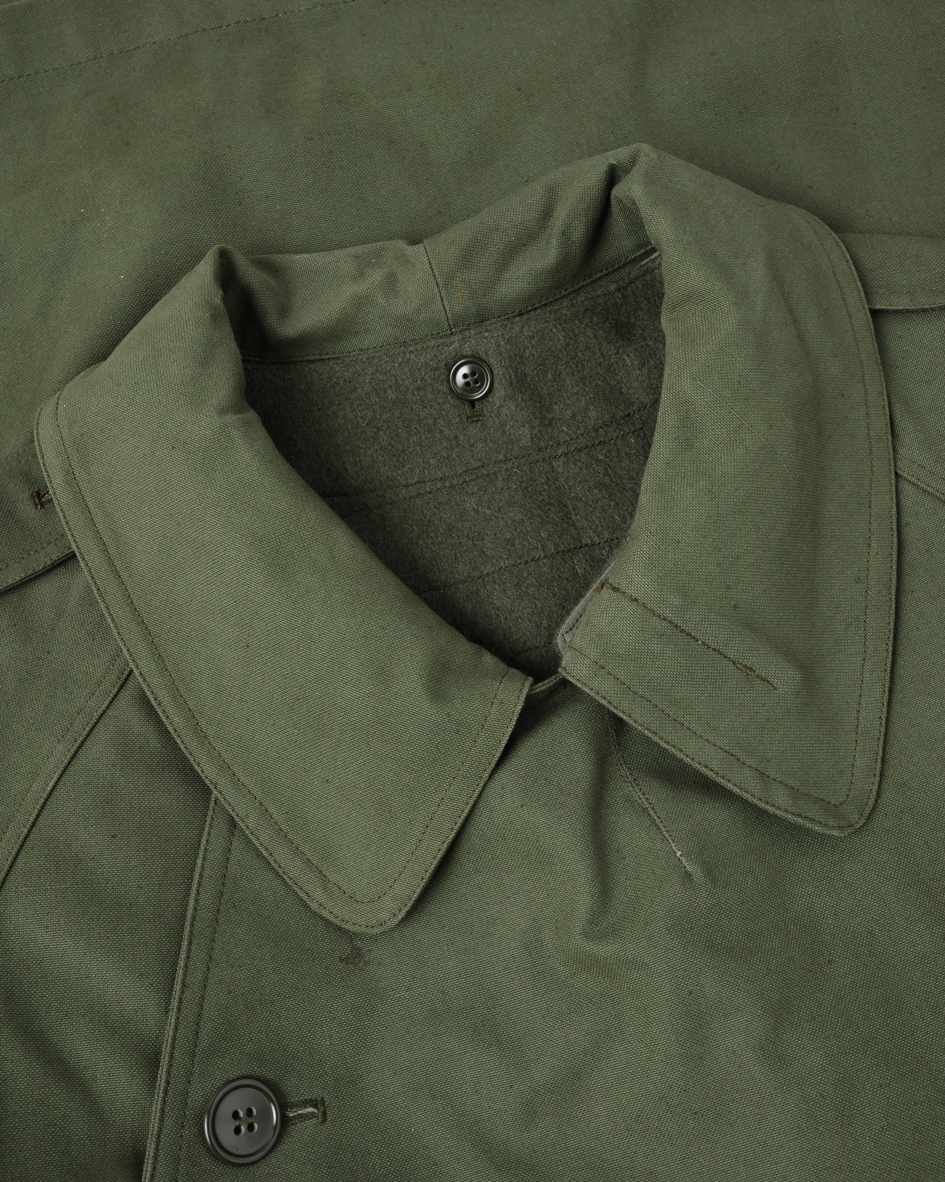 [~50's] French Air Force M38 Double Breasted Motorcycle Jacket With Liner Size.96-100 "Dead Stock"