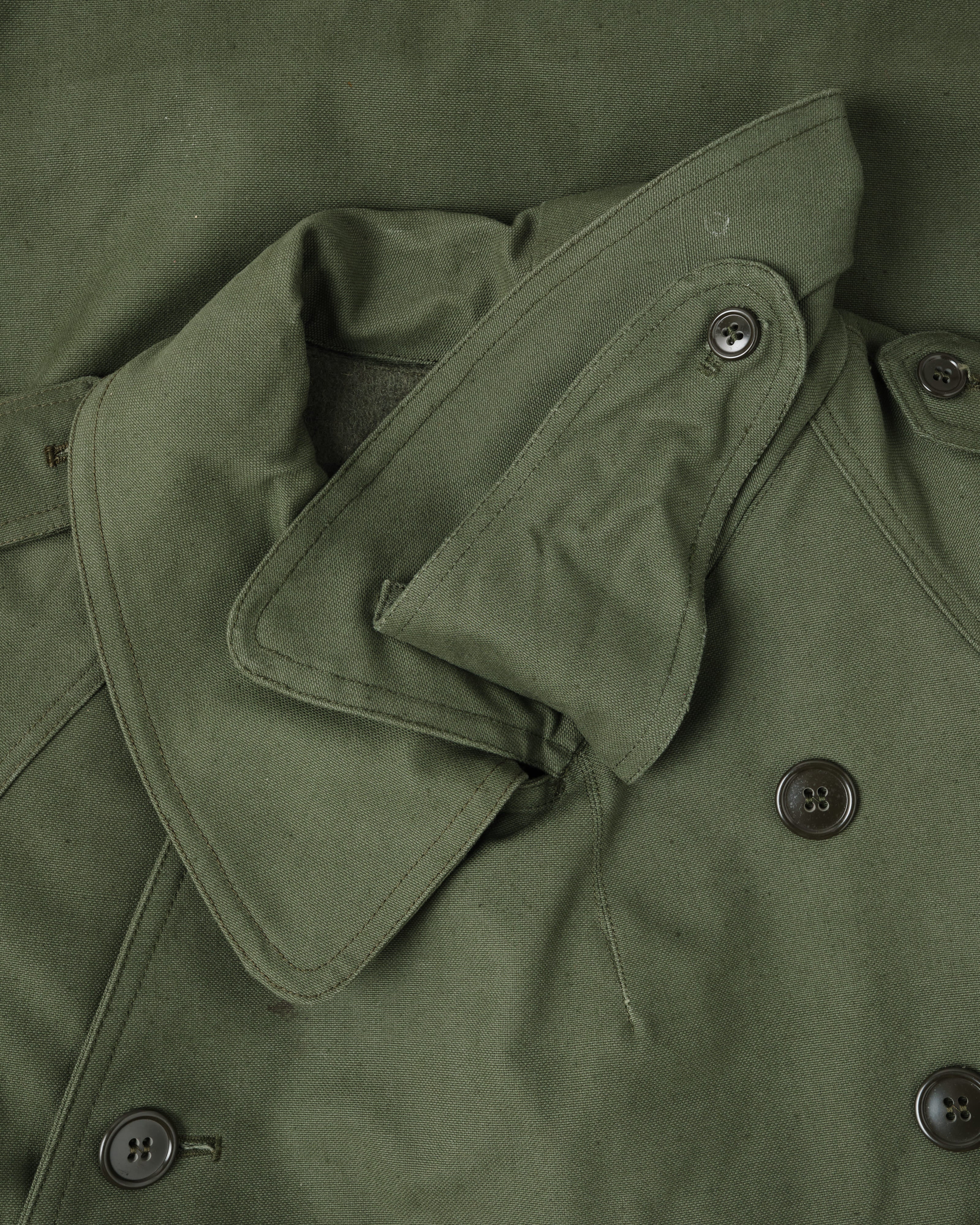 [~50's] French Air Force M38 Double Breasted Motorcycle Jacket With Liner Size.96-100 "Dead Stock"