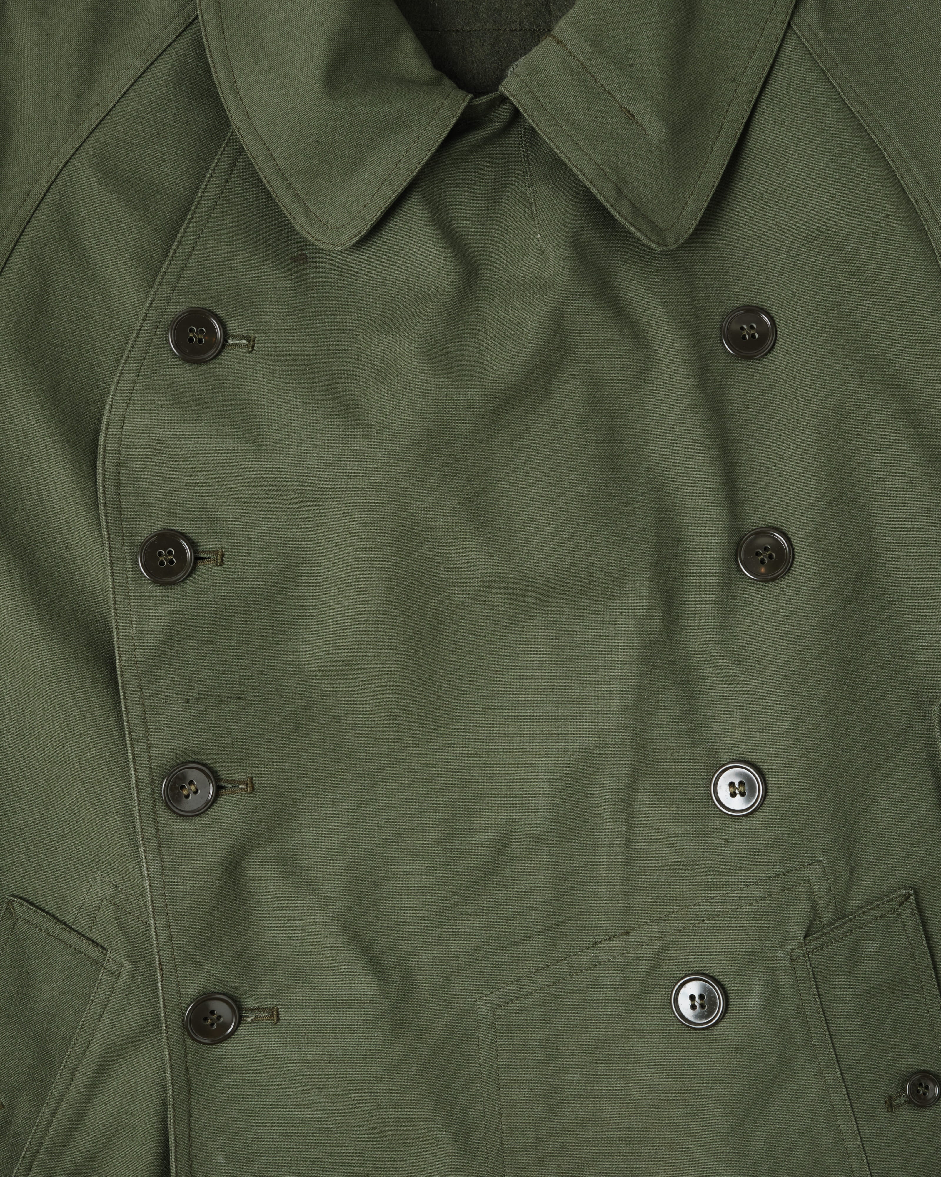 [~50's] French Air Force M38 Double Breasted Motorcycle Jacket With Liner Size.96-100 "Dead Stock"