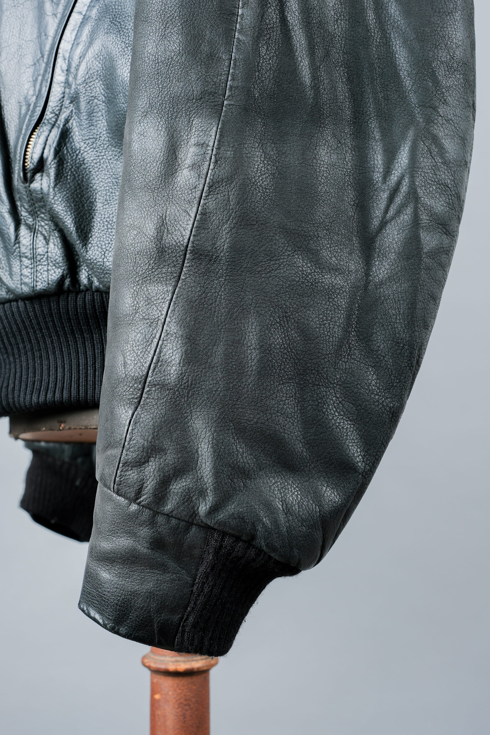 ［~90's］Old SERAPHIN Zip Up Leather Blouson