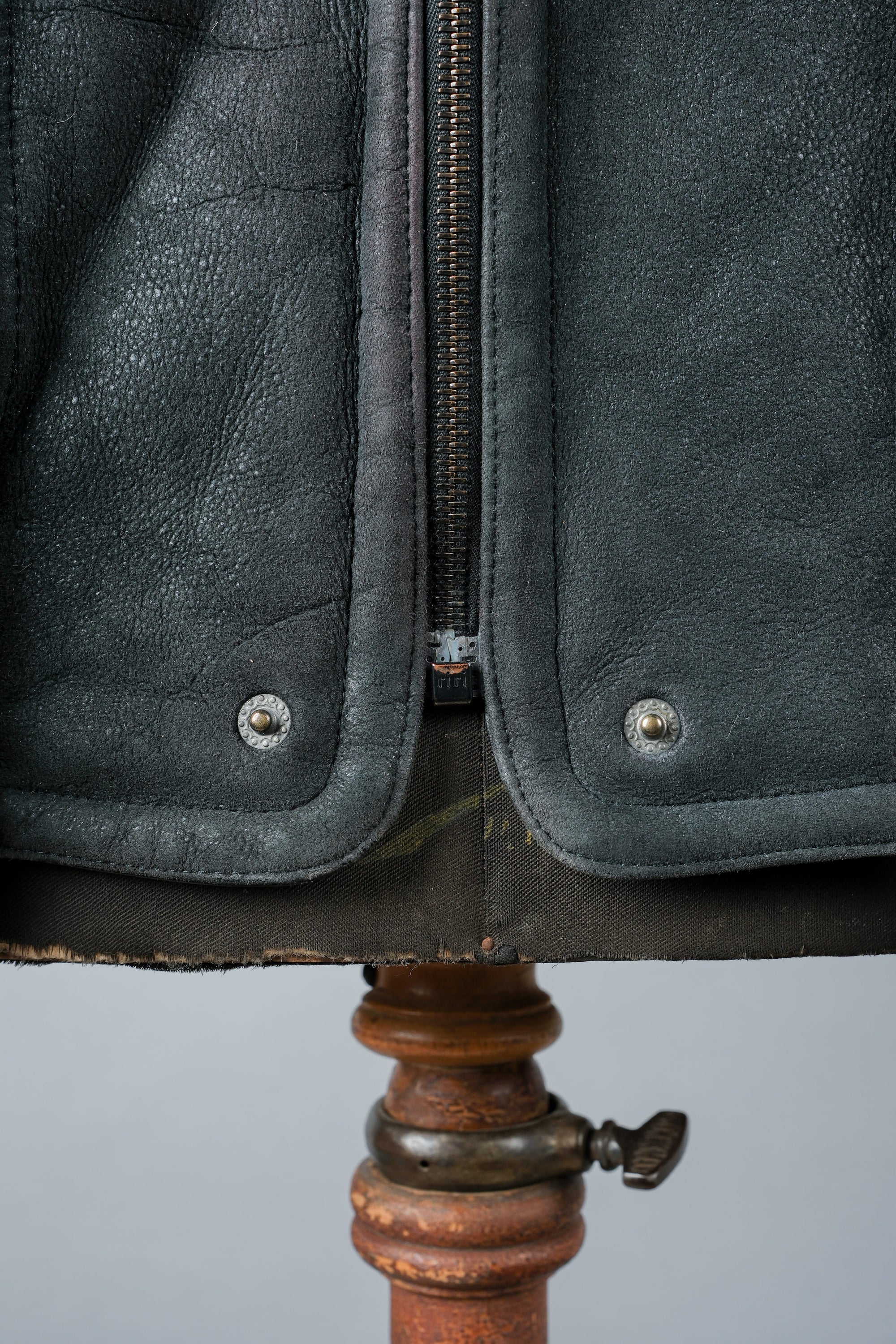 ［~90's］Old SERAPHIN Zip Up Leather Blouson