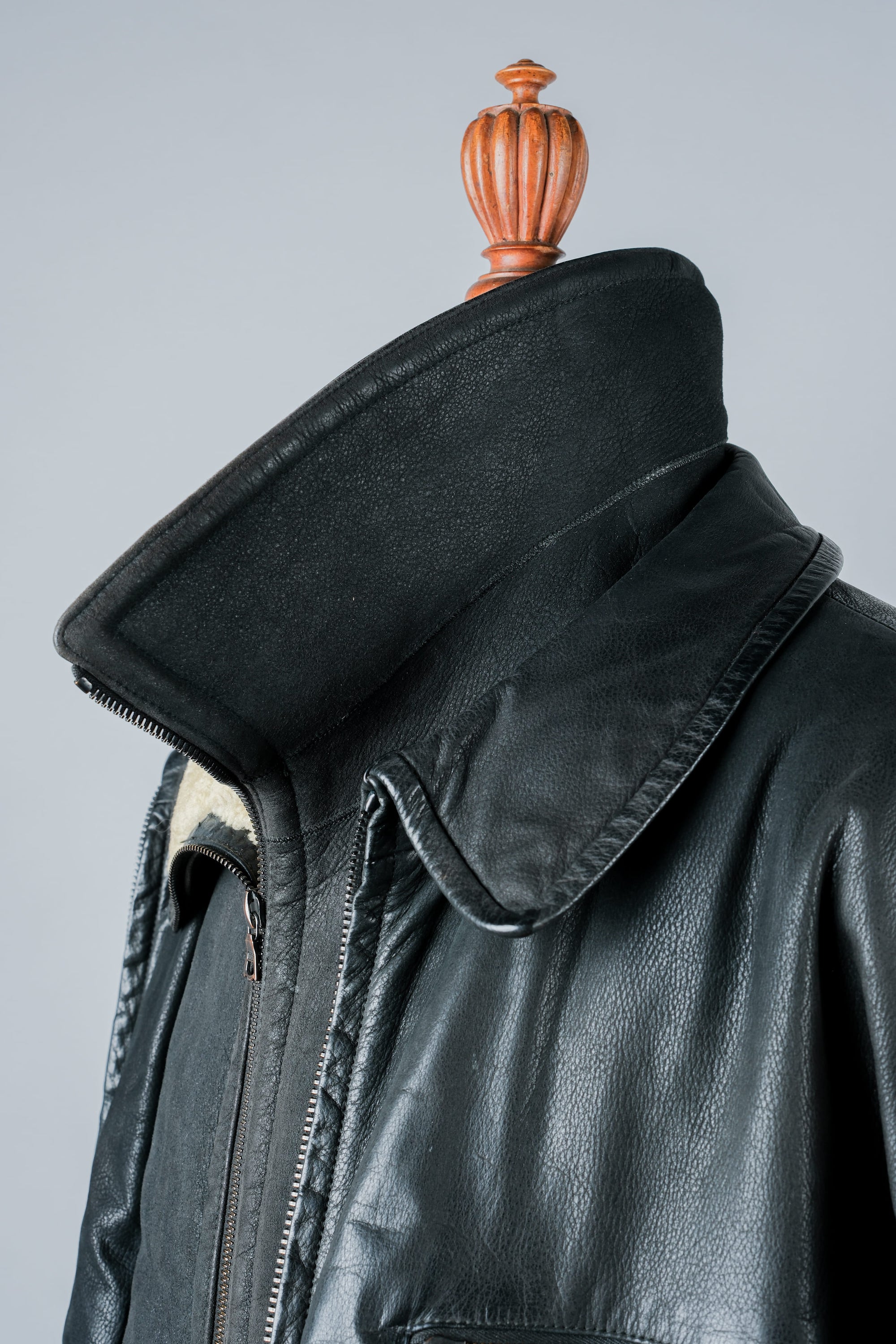 ［~90's］Old SERAPHIN Zip Up Leather Blouson