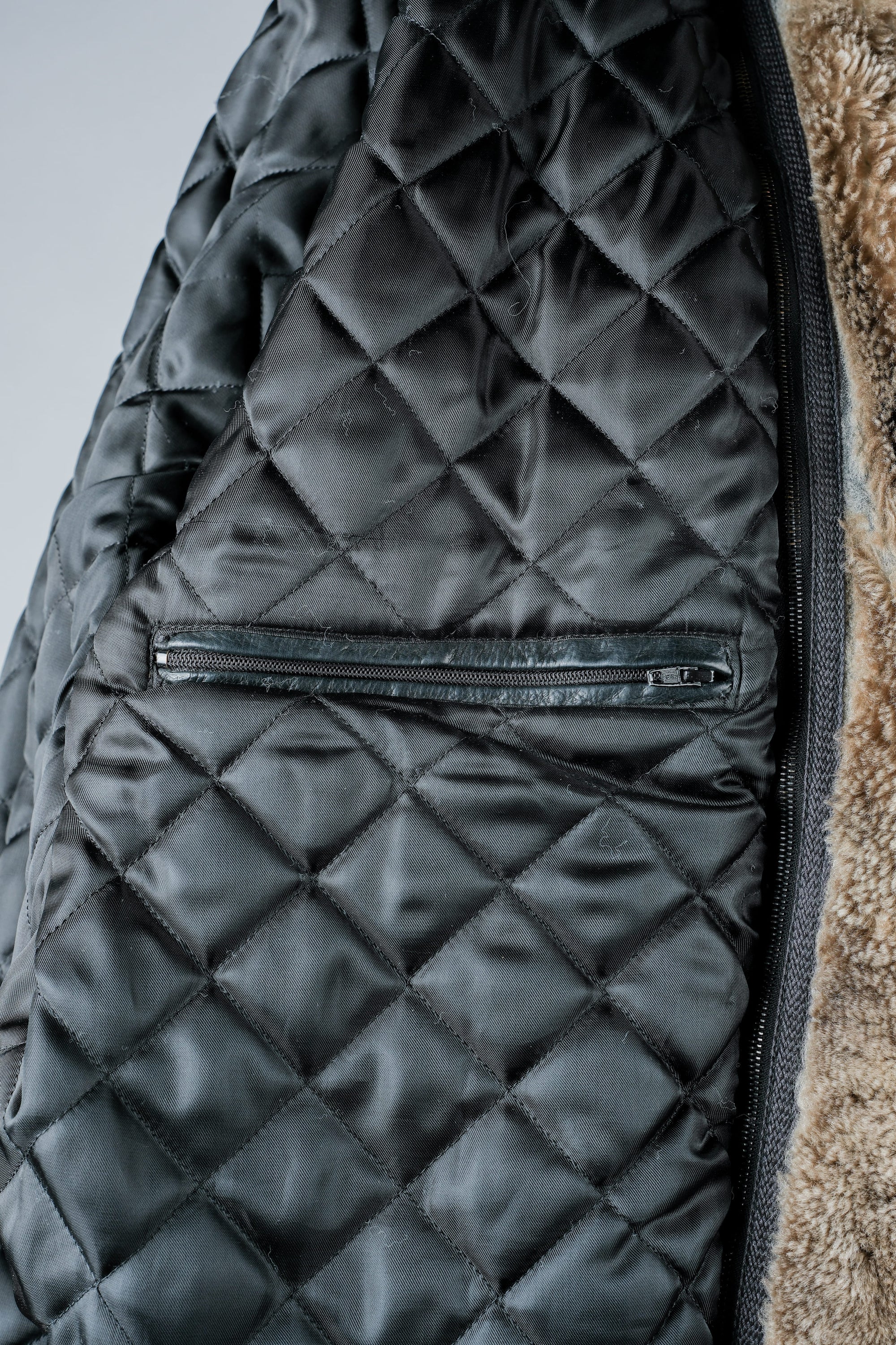 ［~90's］Old SERAPHIN Zip Up Leather Blouson