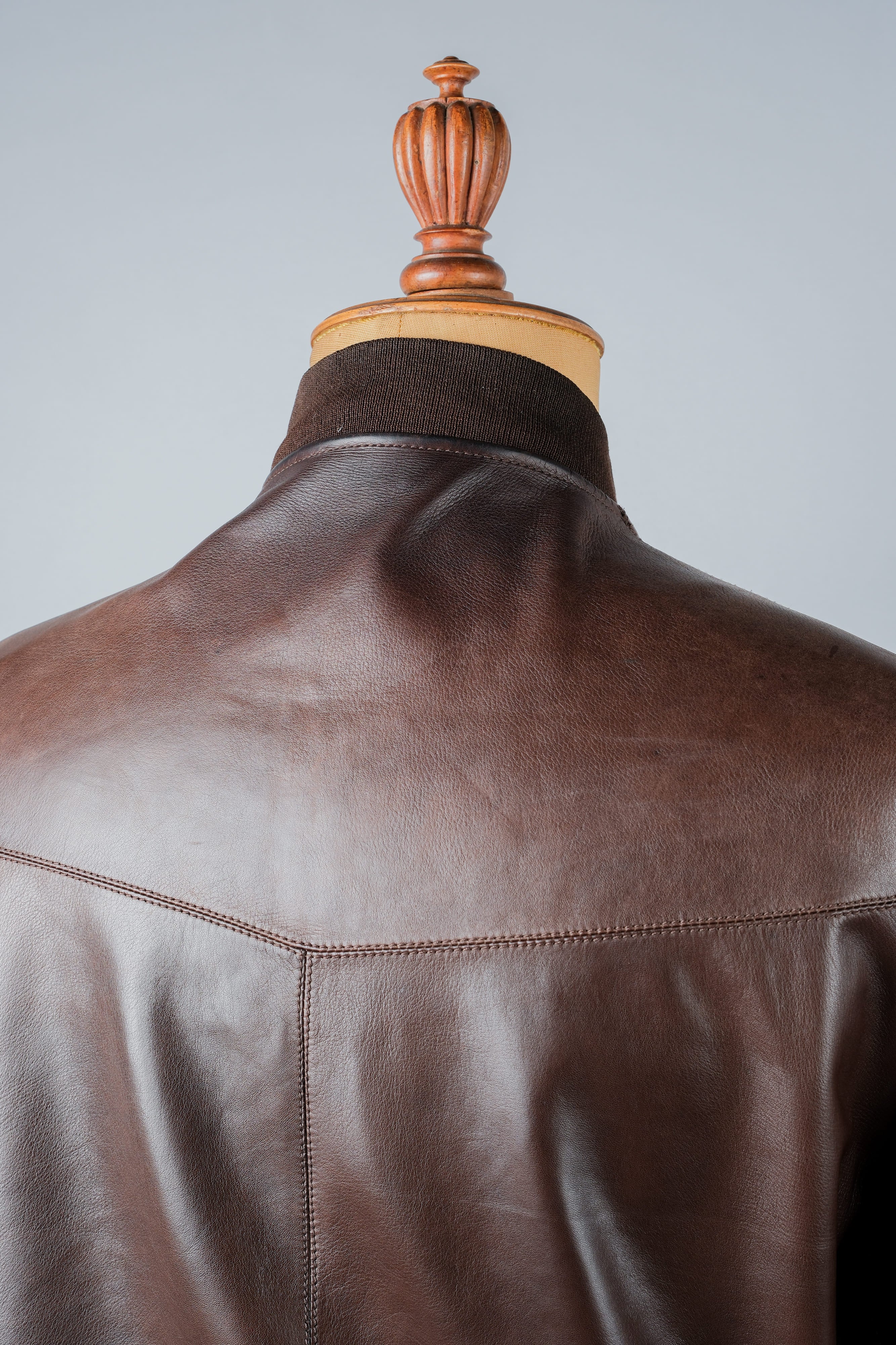 【~90's】Old SERAPHIN Zip Up Lambskin Leather Blouson Size.50