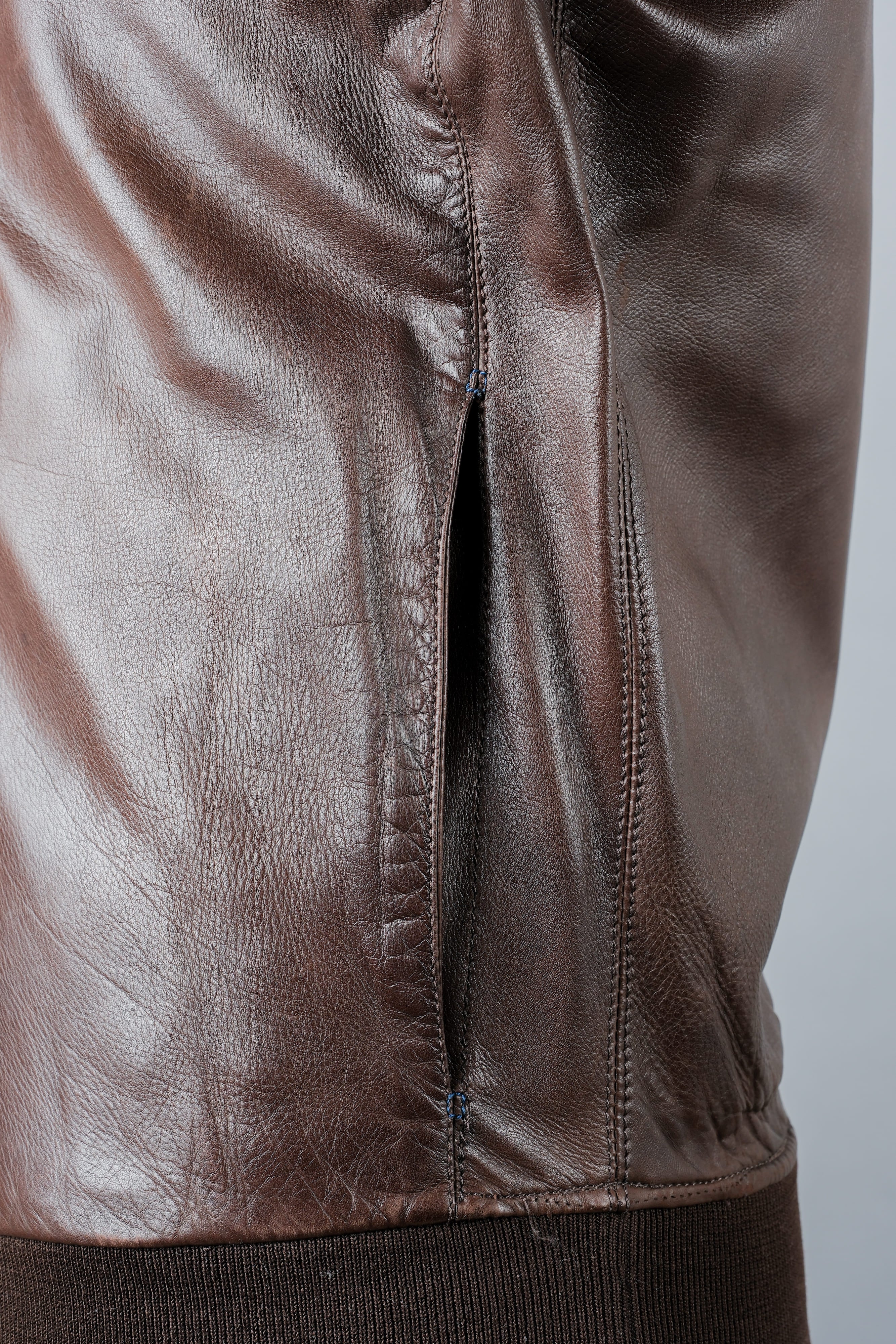 【~90's】Old SERAPHIN Zip Up Lambskin Leather Blouson Size.50