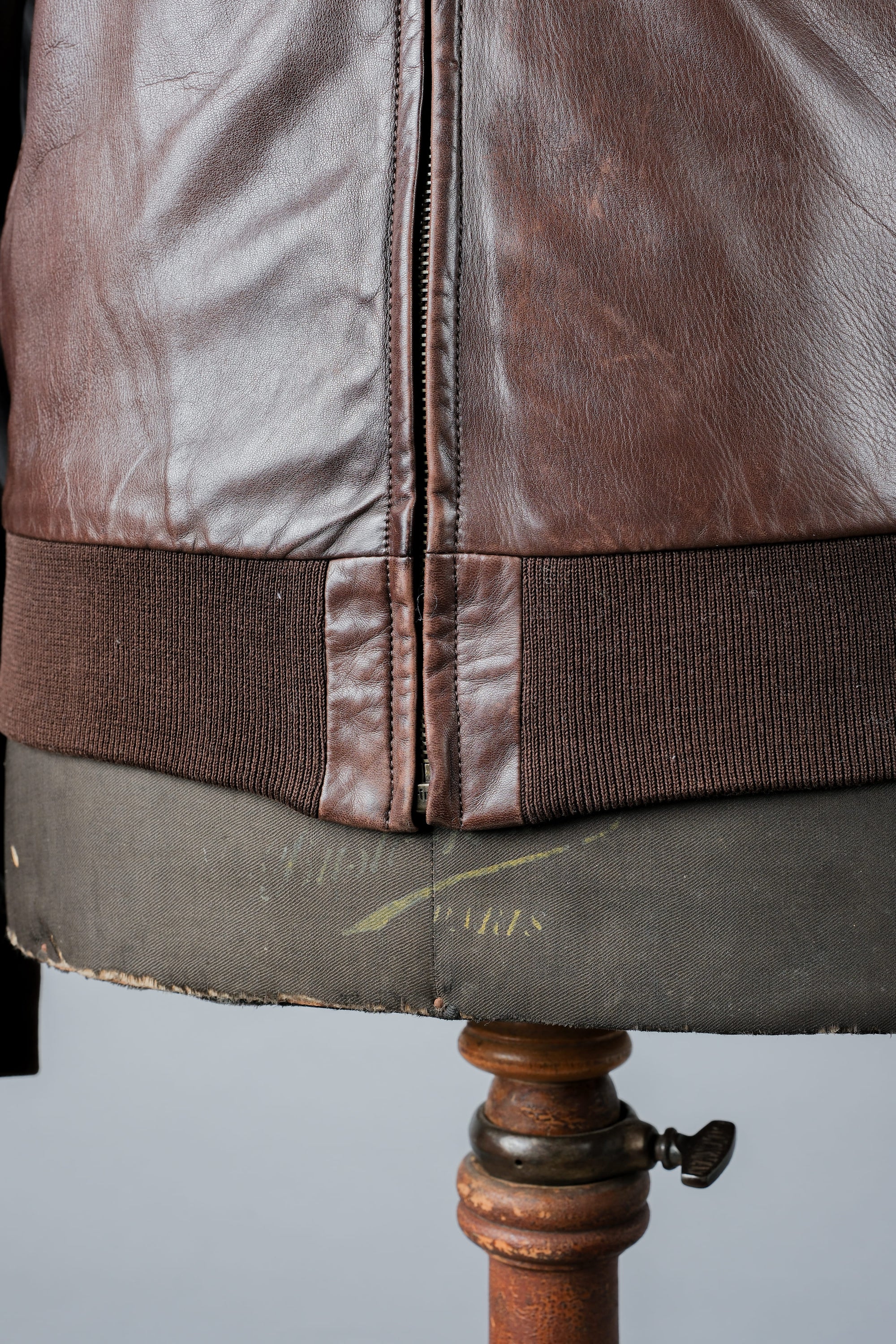 ［~90's］Old SERAPHIN Zip Up Lambskin Leather Blouson Size.50