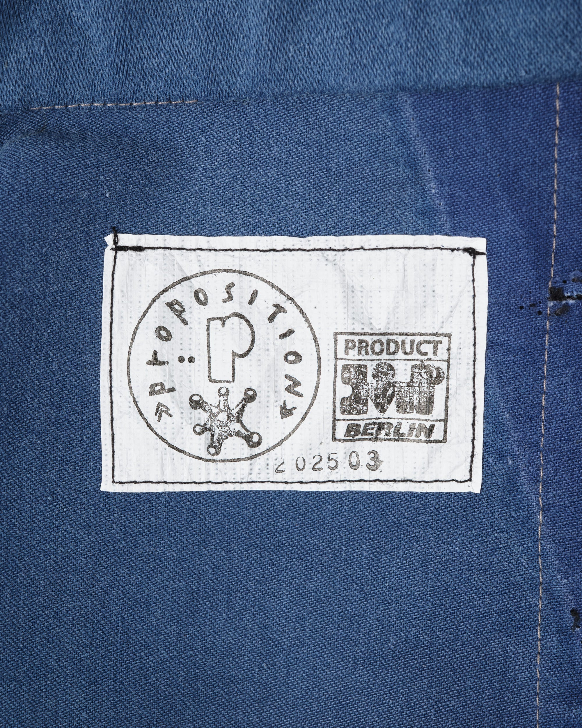 ［PROPOSITION］Various French Vintage Blue Fabrics Short Jacket