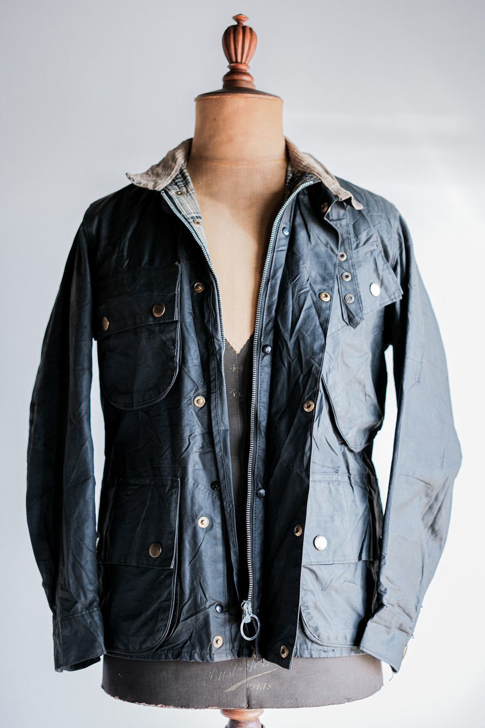 ［~70's］Vintage Barbour "INTERNATIONAL LIGHTWEIGHT SUIT" Yellow Label Size.34