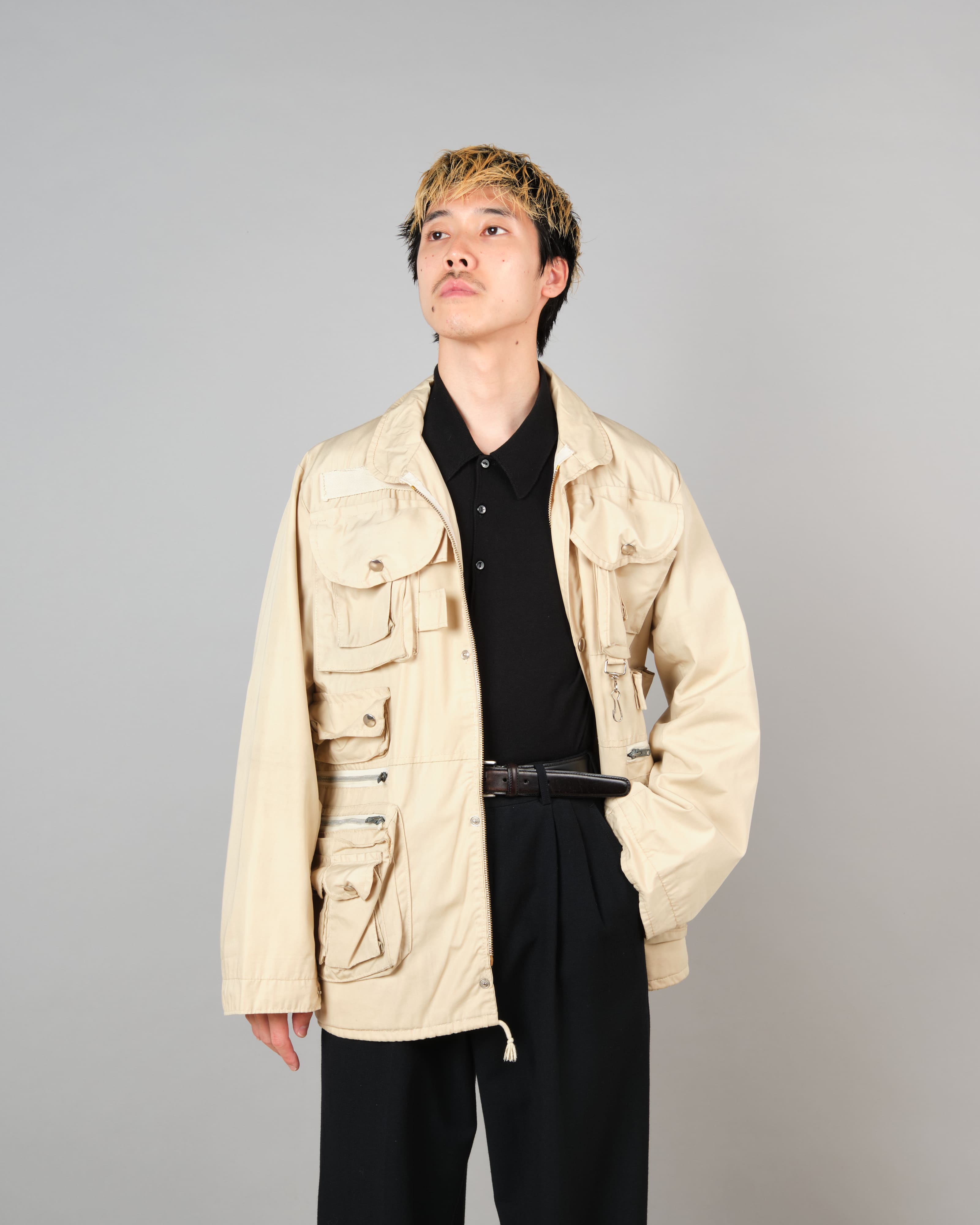 [~70's] French Vintage Multi Pocket Jacket